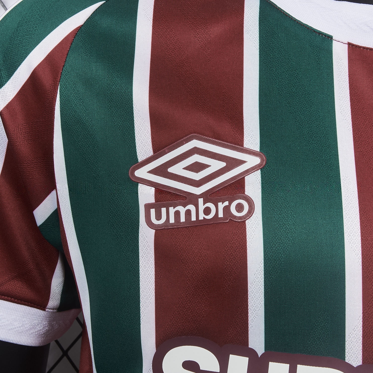 Fluminense 25-26 Home Jersey With Chest Sponsor - Player Version - UnitedFutballJersey