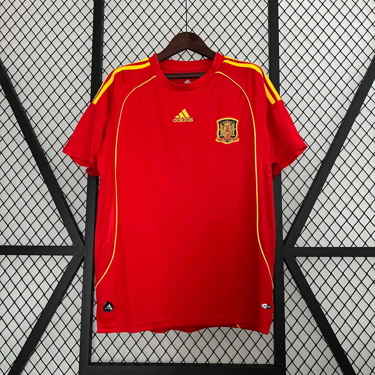 Retro Spain 2008 Home Stadium Jersey - UnitedFutballJersey