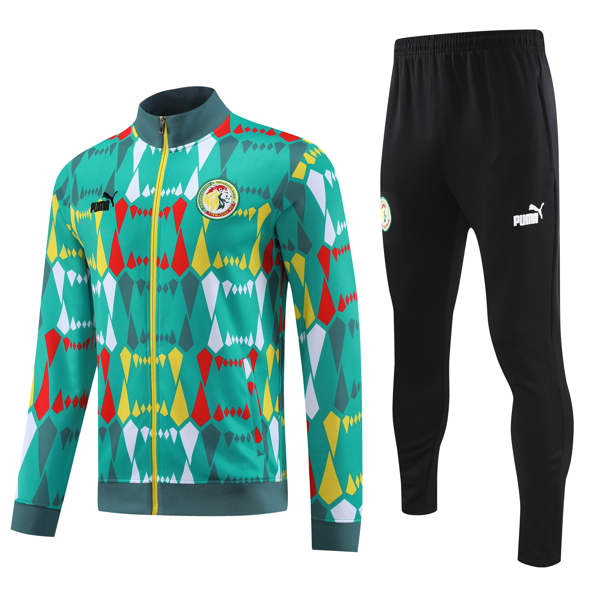Senegal 23-24 Jacket Training Tracksuit - Green - UnitedFutballJersey