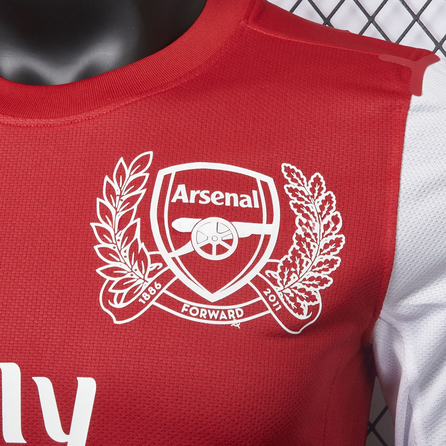 Retro Arsenal 2011-12 Home Long Sleeve Jersey - Player Version - UnitedFutballJersey