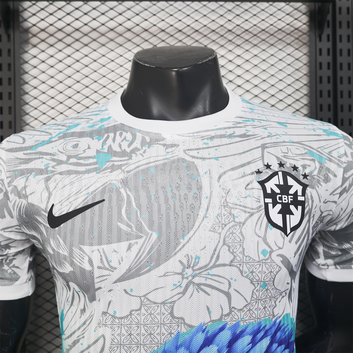 Brazil 2025 Blue Macaw Special Edition Jersey - Player Version - UnitedFutballJersey