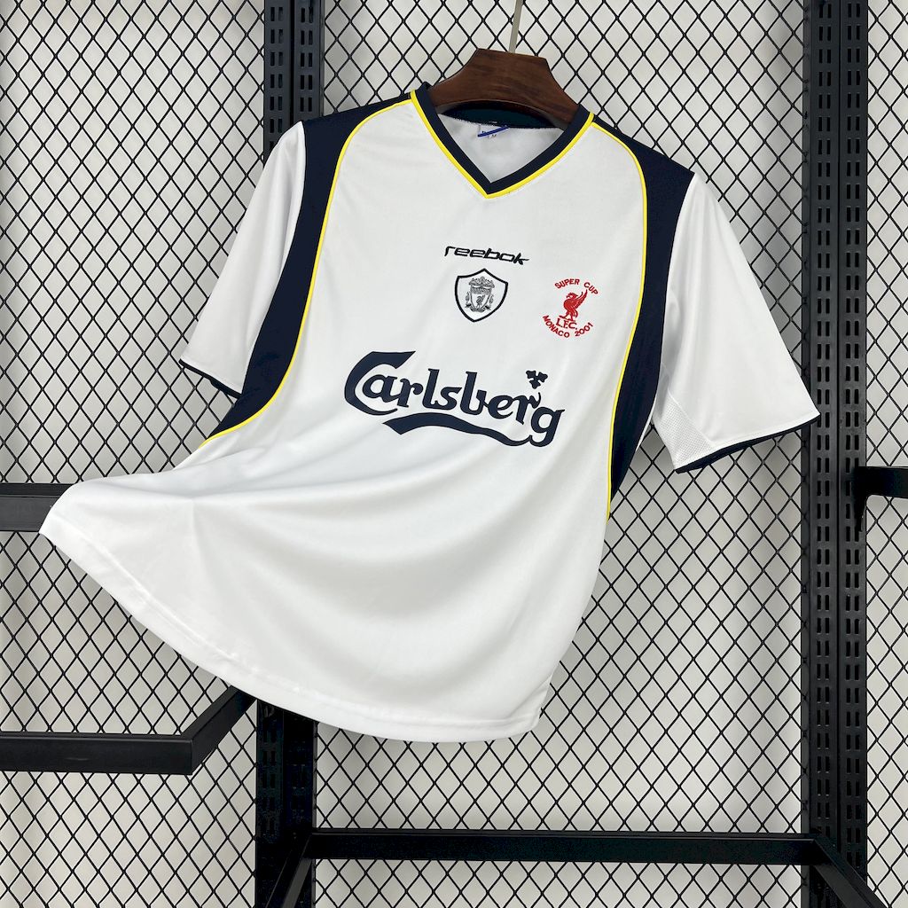 Retro Liver.pool 2001-02 UEFA Super Cup Away Jersey - UnitedFutballJersey