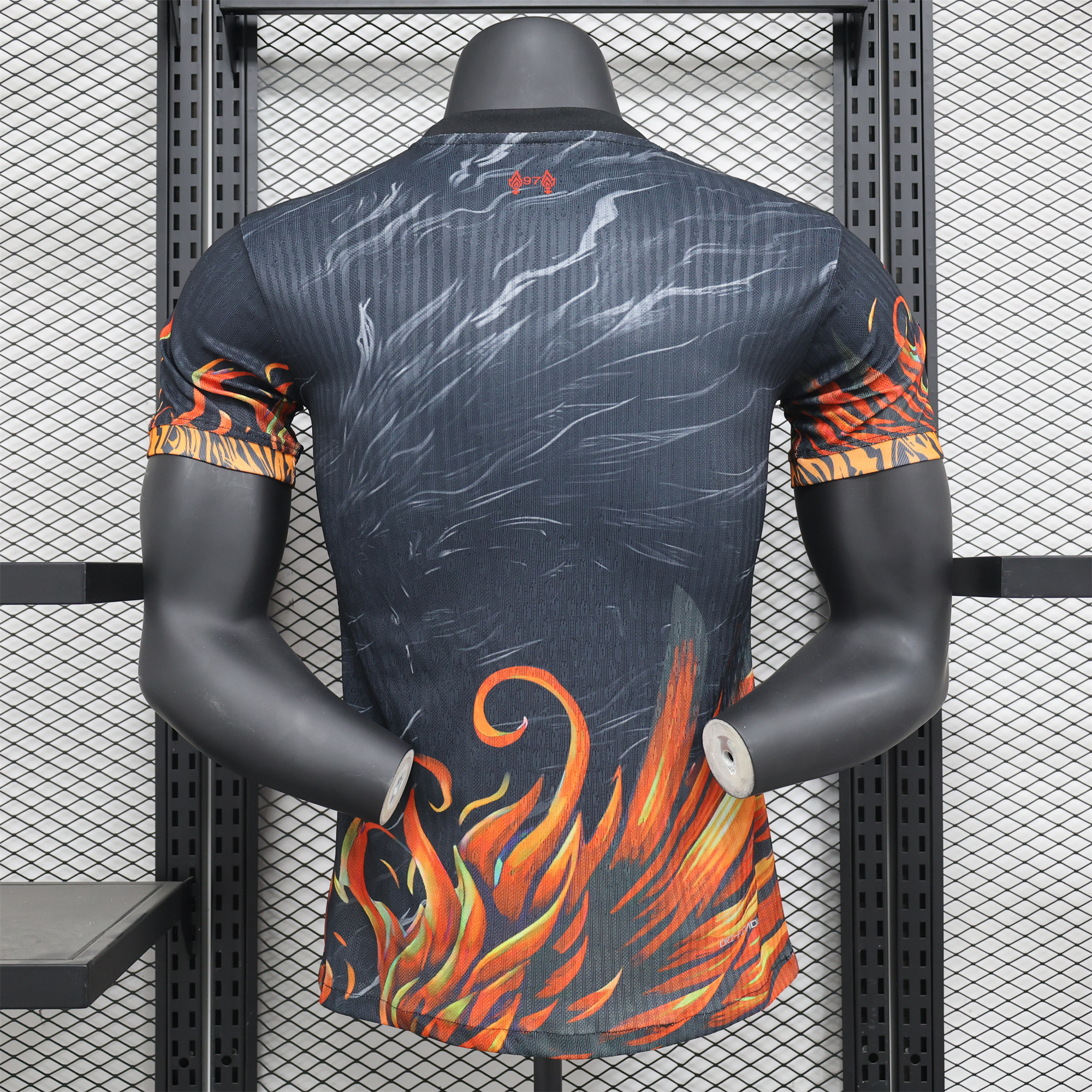 Liver.pool 24-25 Red and Black Phoenix Jersey - Player Version - UnitedFutballJersey