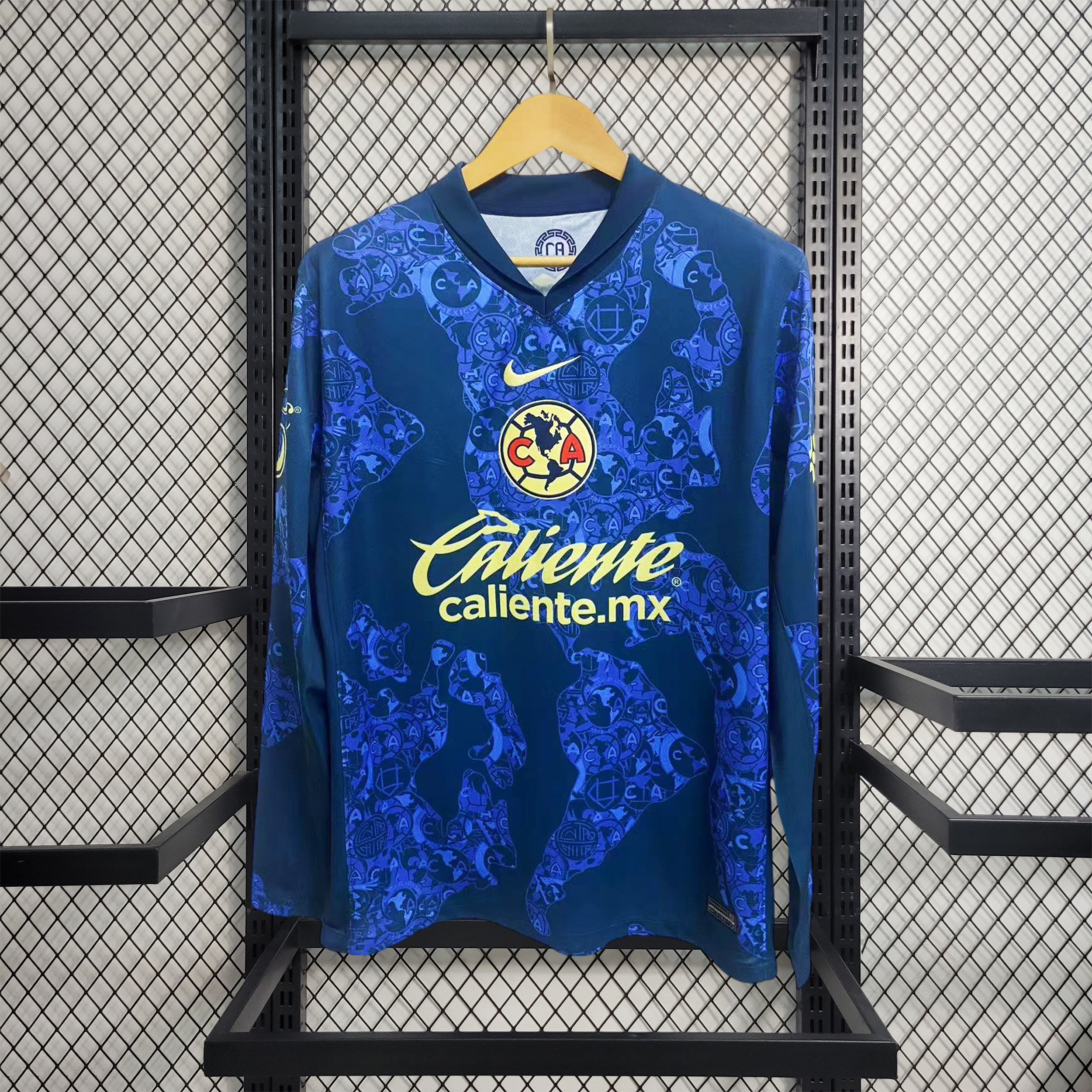 Club América 24-25 Away Long Sleeve Jersey - Fans Version - UnitedFutballJersey