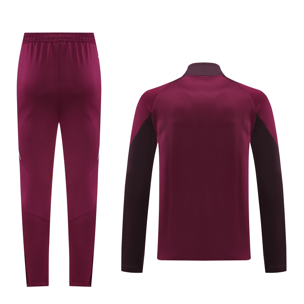 Bayern Munich 24-25 Jacket Training Tracksuit - Claret Red - UnitedFutballJersey