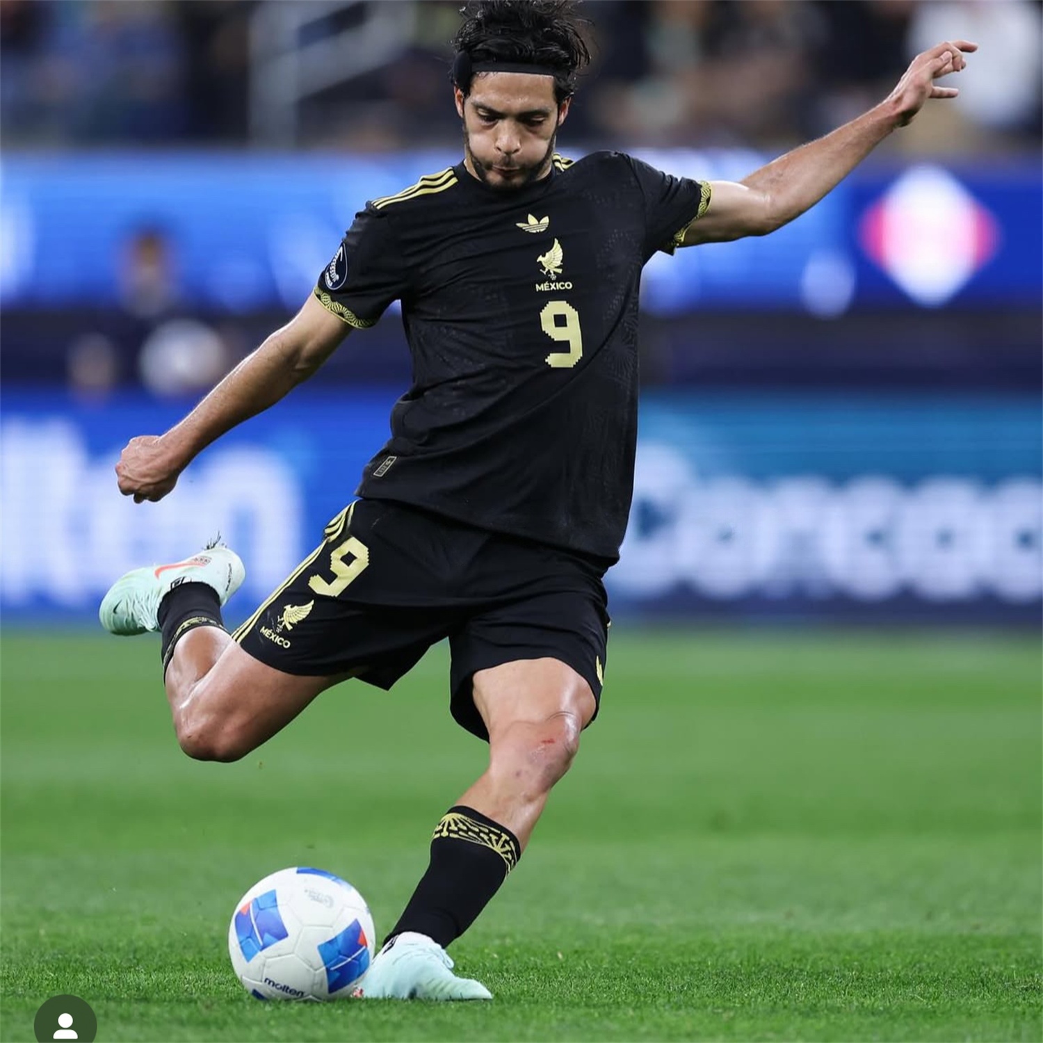 Mexico 2025 Gold Cup Black Shorts - Player Version - UnitedFutballJersey