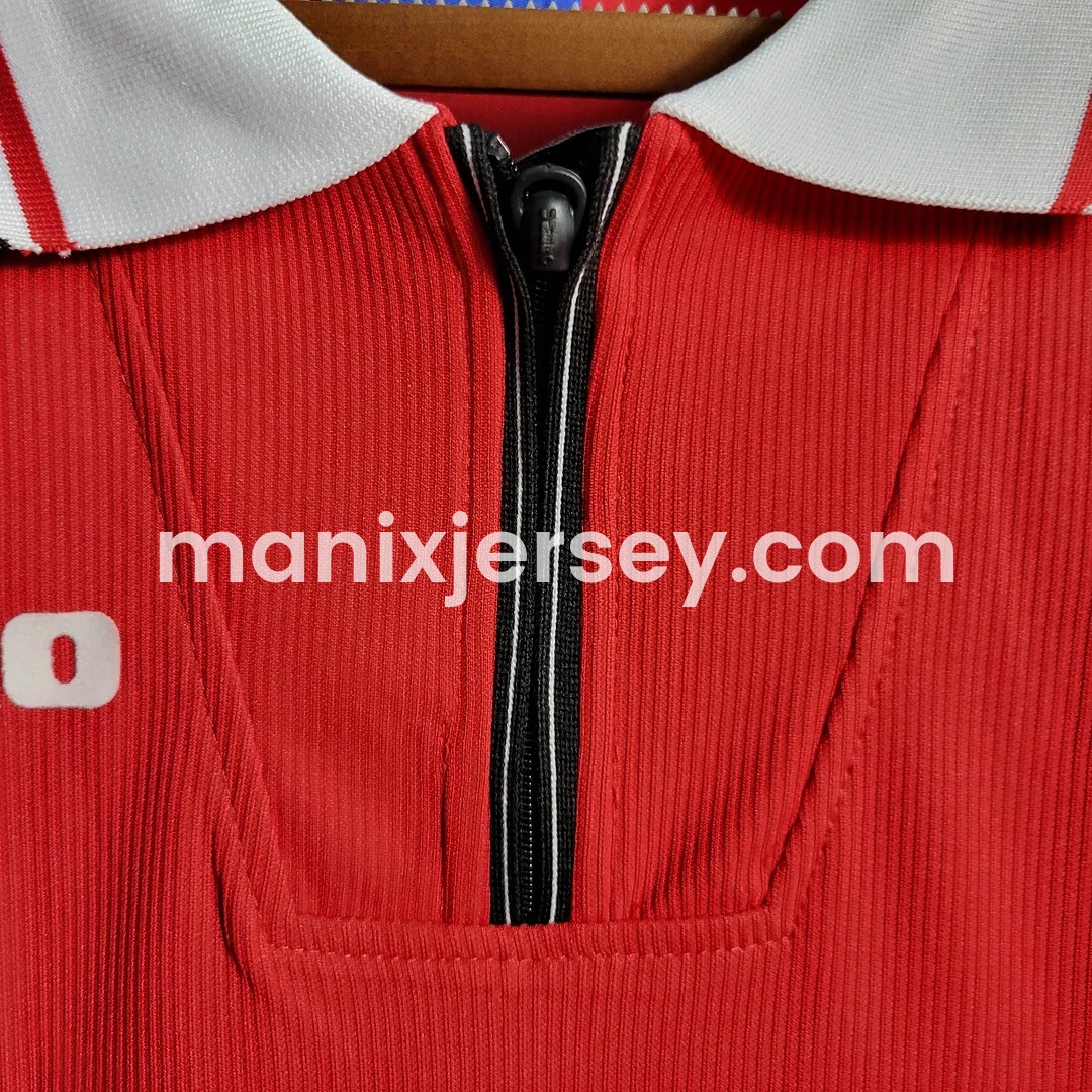 Retro Manchester United 98-99 Home Long Sleeve Jersey - UnitedFutballJersey