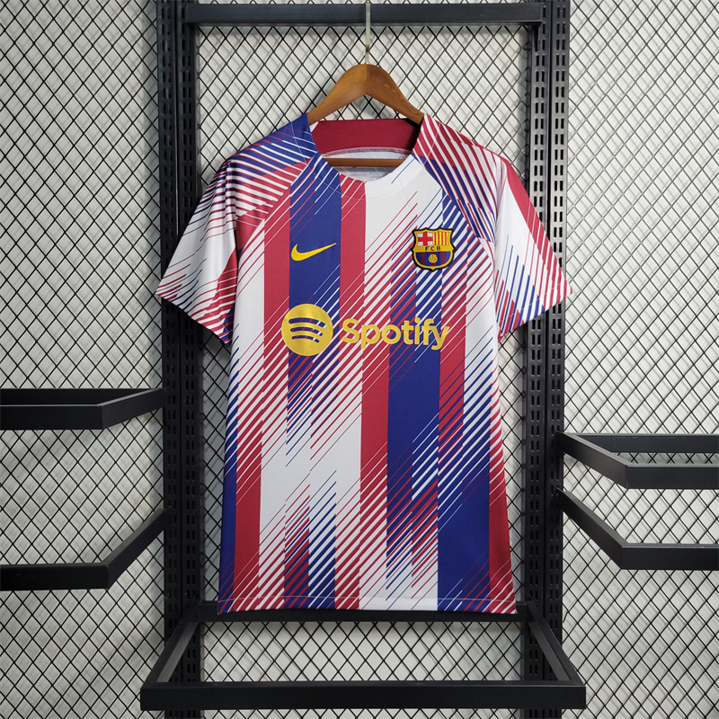 23/24 B.A.R.S.A Pre-Match Shirt Training Jersey - Fans Version - UnitedFutballJersey