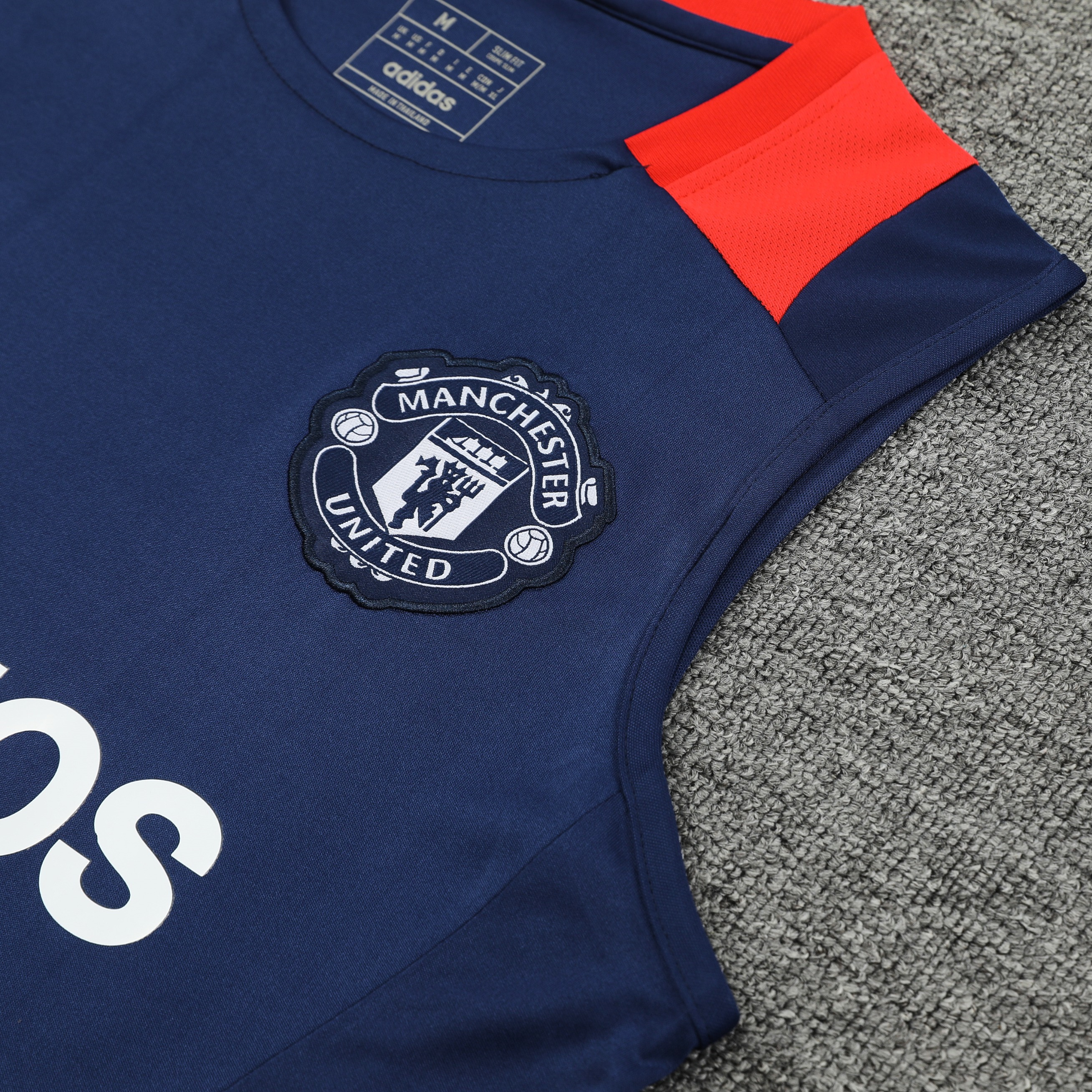 Manchester United 24-25 Vest Training Set - Deep Blue - UnitedFutballJersey