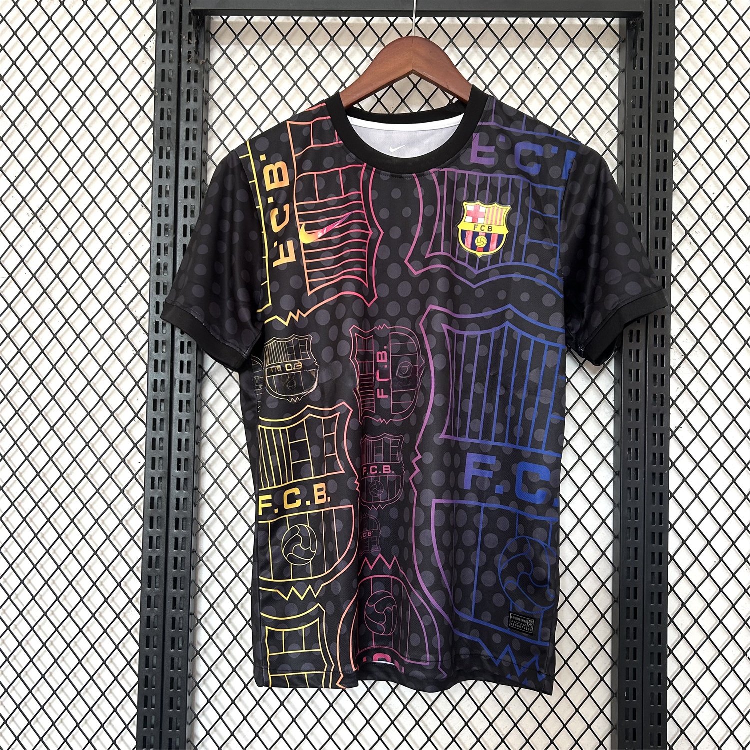 Barcelona 25-26 LOGO Stroke Special Edition Jersey - Fans Version - UnitedFutballJersey