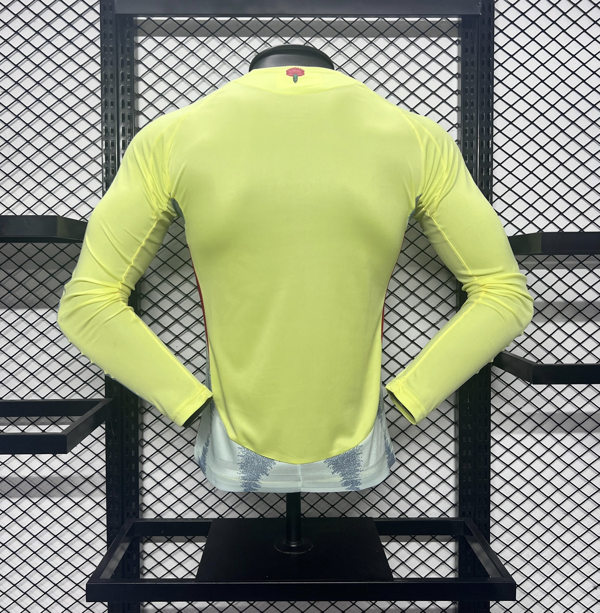 Spain 2024 Away Long Sleeve Jersey - Player Version - UnitedFutballJersey
