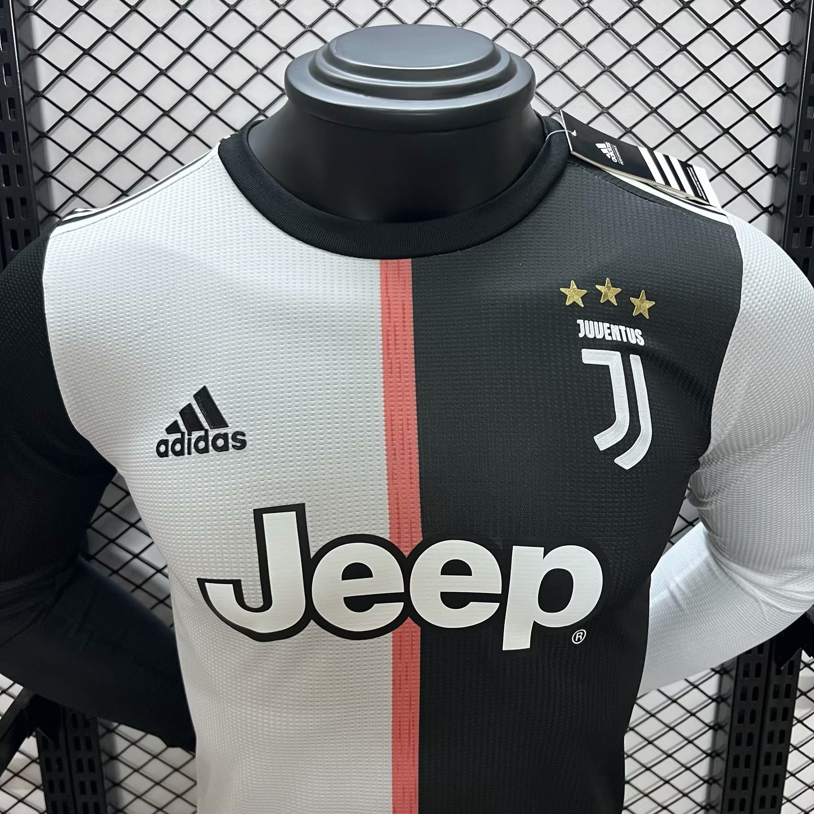 Retro Juventus 2019-20 Home Stadium Long Sleeve Jersey - Player Version - UnitedFutballJersey