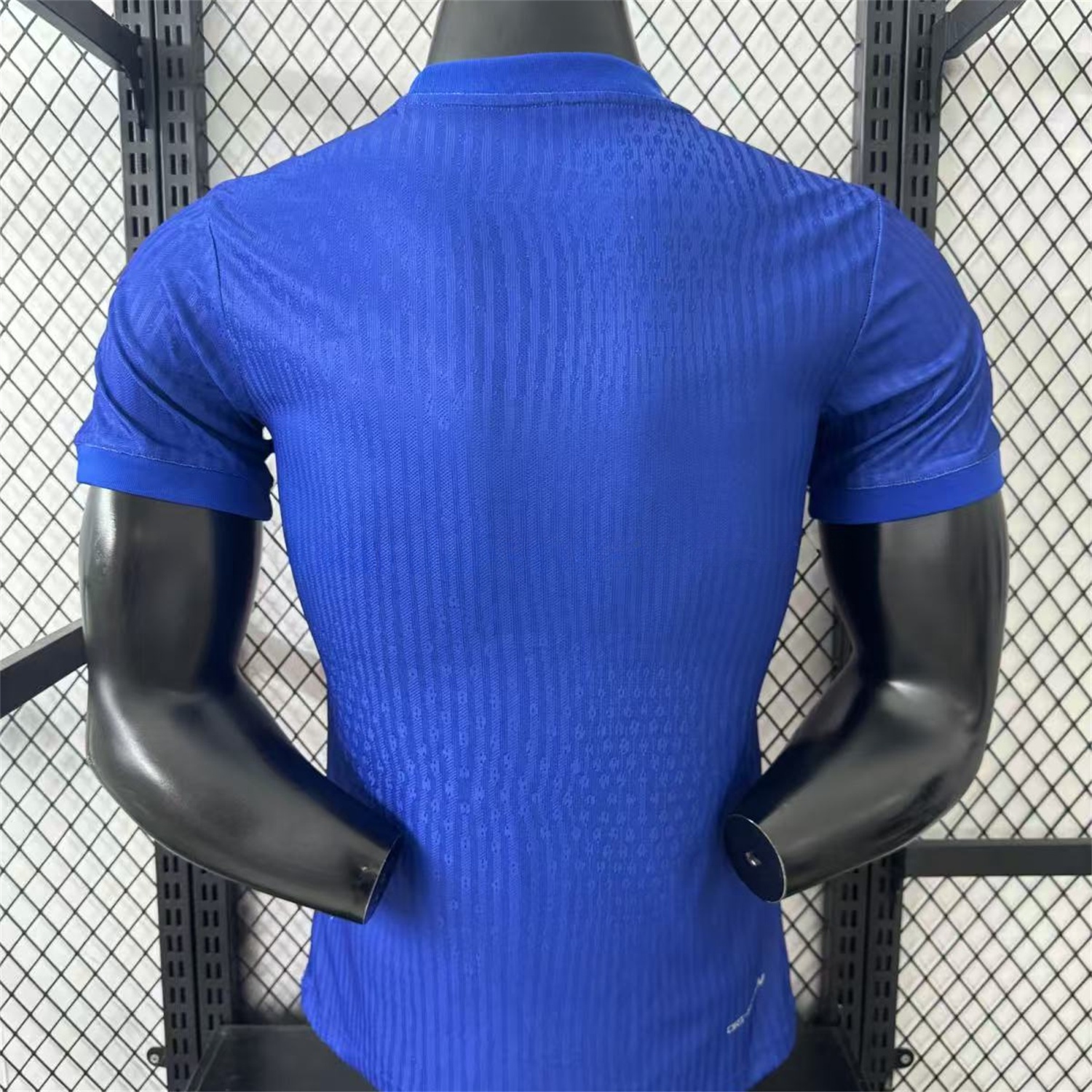 B.A.R.S.A 25-26 One Piece Red Silhouette Special Blue Jersey - Player Version - UnitedFutballJersey