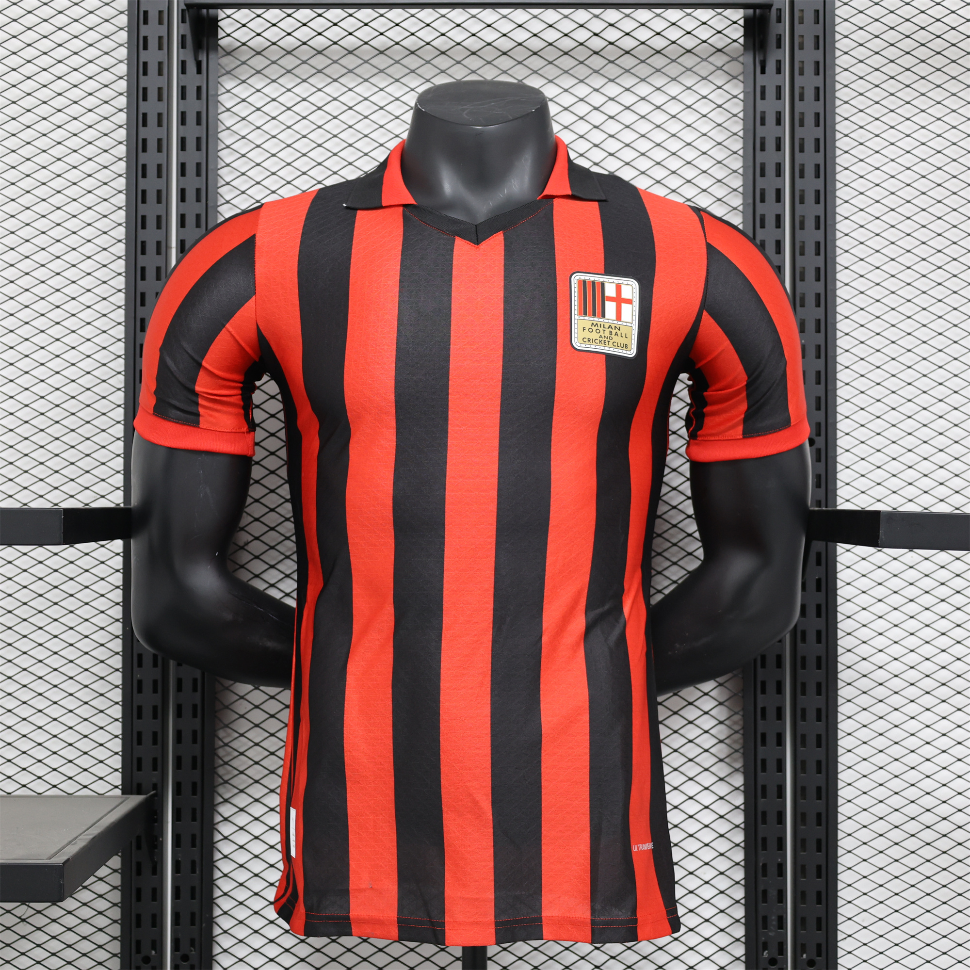AC Milan 24-25 125th Anniversary Red Jersey - Player Version - UnitedFutballJersey