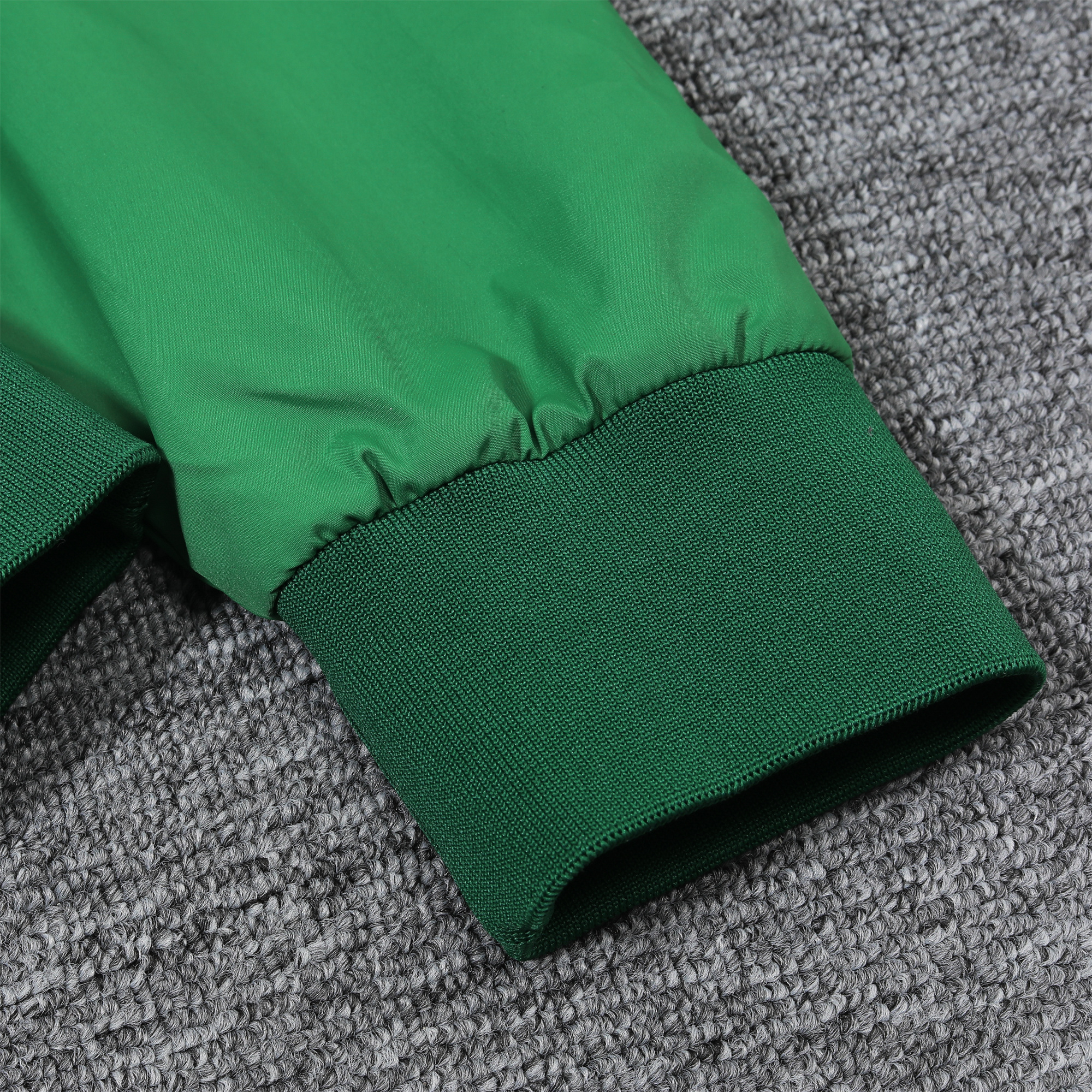 Portugal 2024 National Team Anthem Green Hooded Windbreaker - Player Version - UnitedFutballJersey