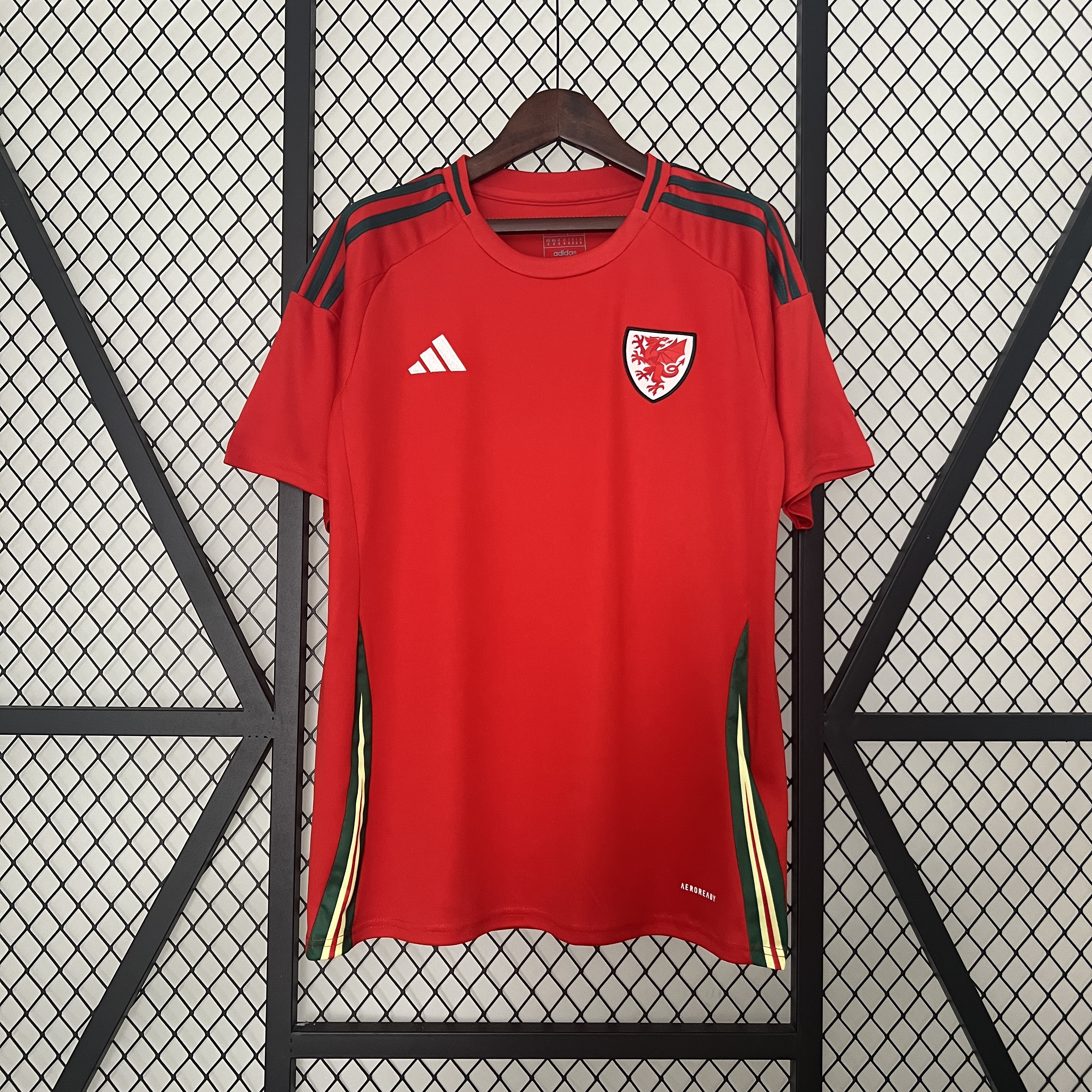 Wales 2024 Home Stadium Jersey - Fans Version - UnitedFutballJersey