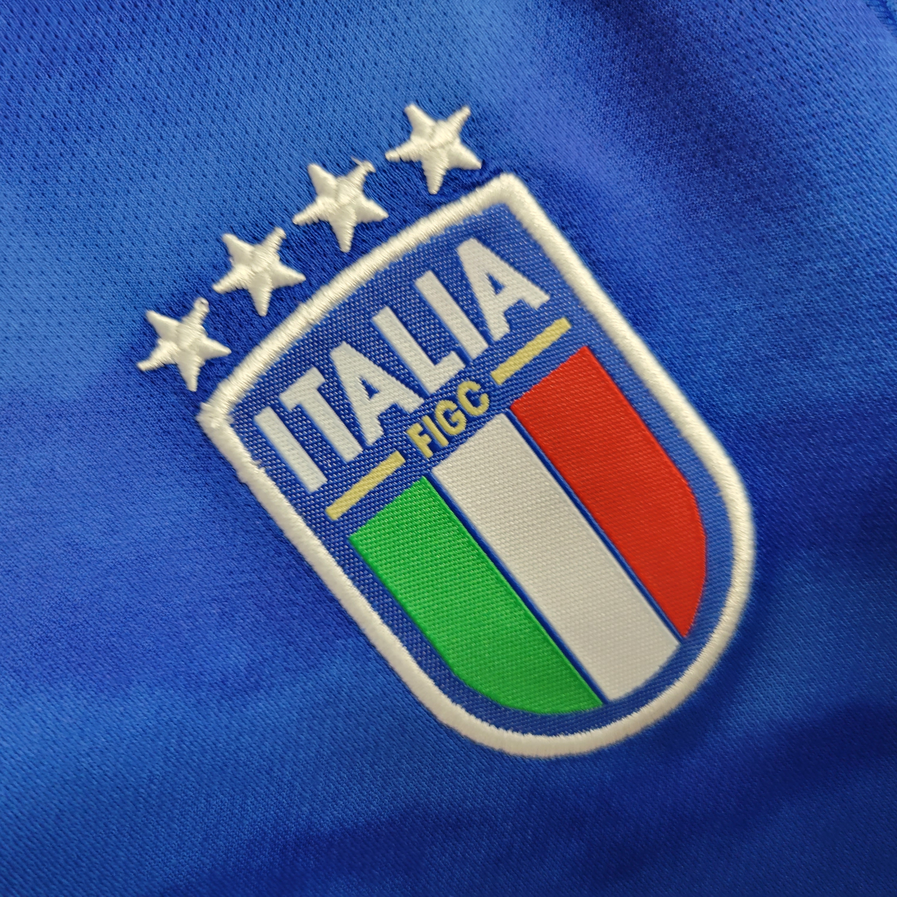 Italy 23-24 Home Kids Kit - UnitedFutballJersey