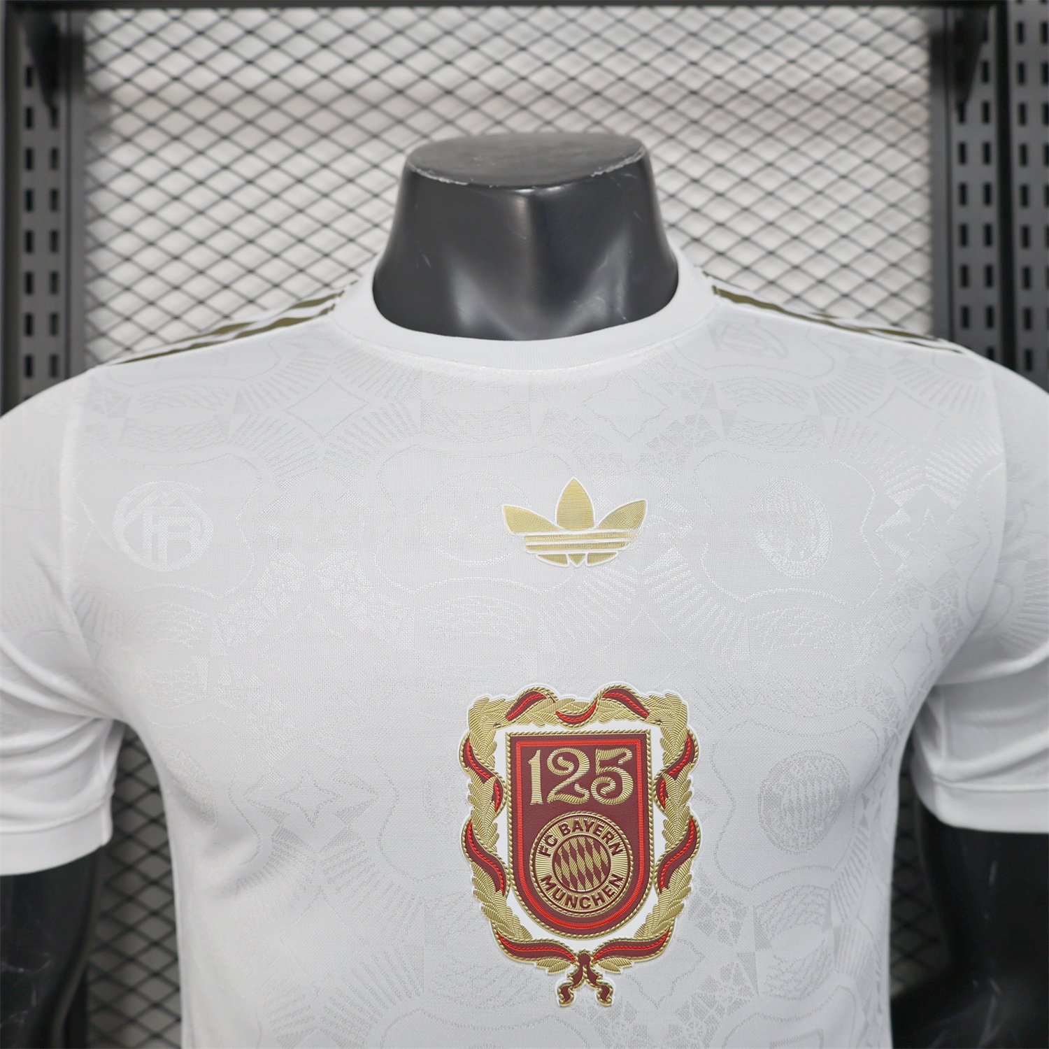 Bayern Munich 2025 White 125th Anniversary Jersey - with 125th Patch on Back - Player Version - UnitedFutballJersey