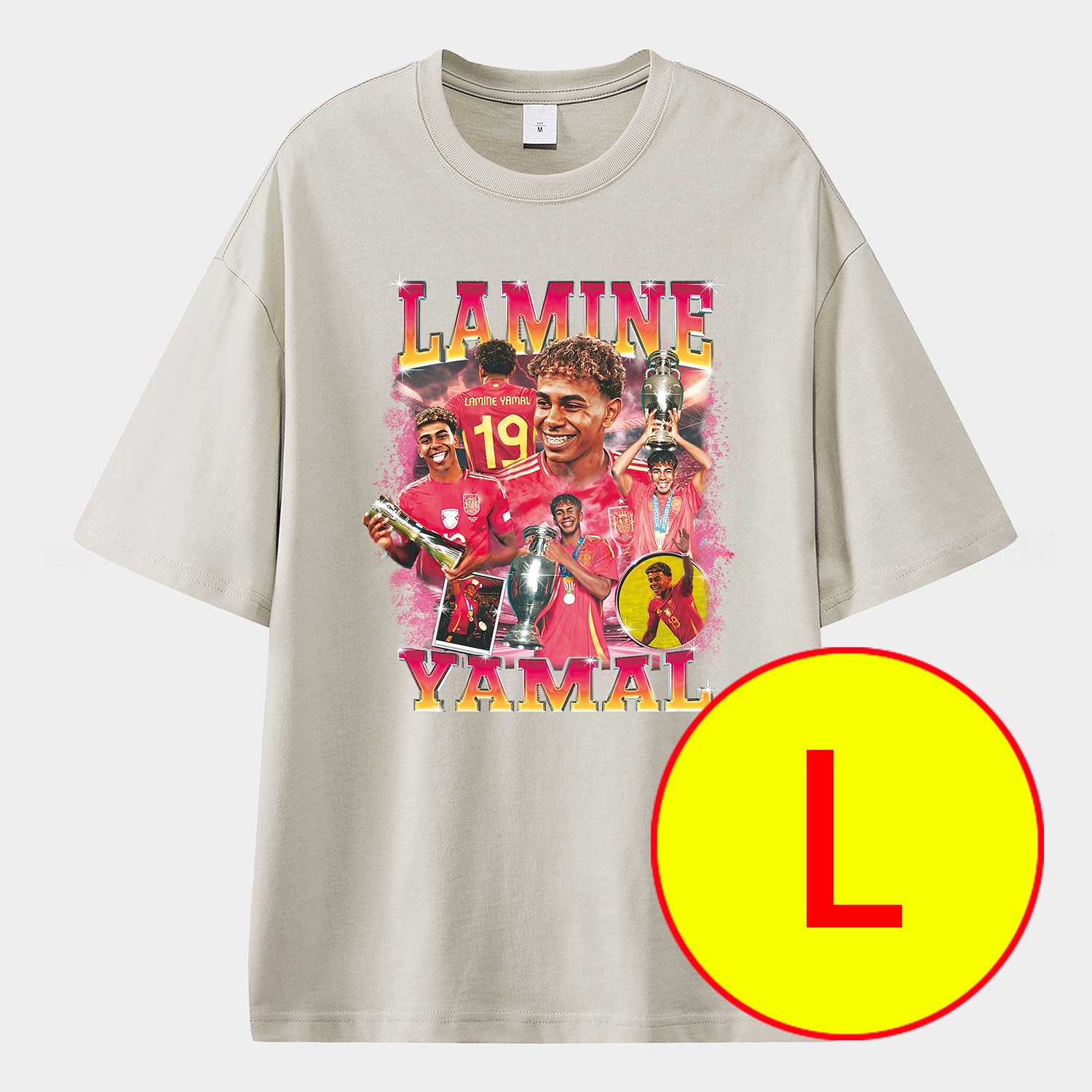 LAMINE YAMAL - Barcelona No. 10 Legend Continues 2025 Unisex Pure Cotton T-shirt - UnitedFutballJersey