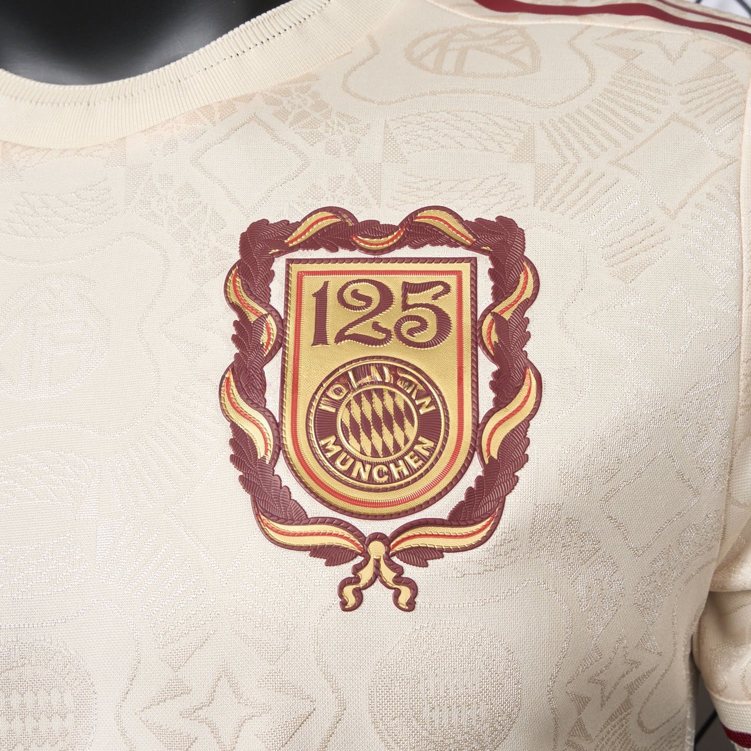 Bayern Munich 2025 Apricot 125th Anniversary Jersey - Player Version - UnitedFutballJersey