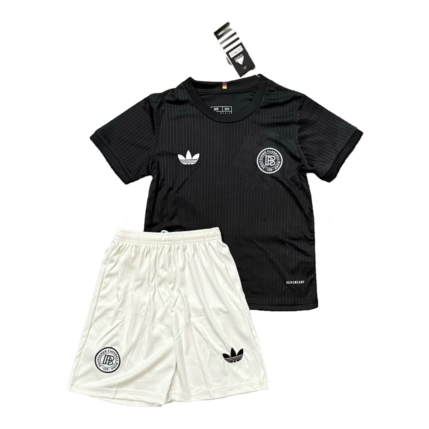 Germany 2025 Black 125-Year Anniversary Kids Kit - UnitedFutballJersey