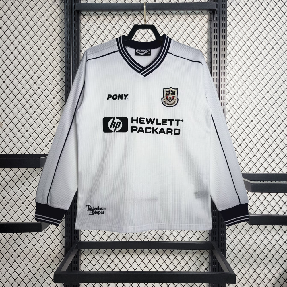 Retro Tottenham Hotspur 1997-99 Home Long Sleeve Jersey - UnitedFutballJersey