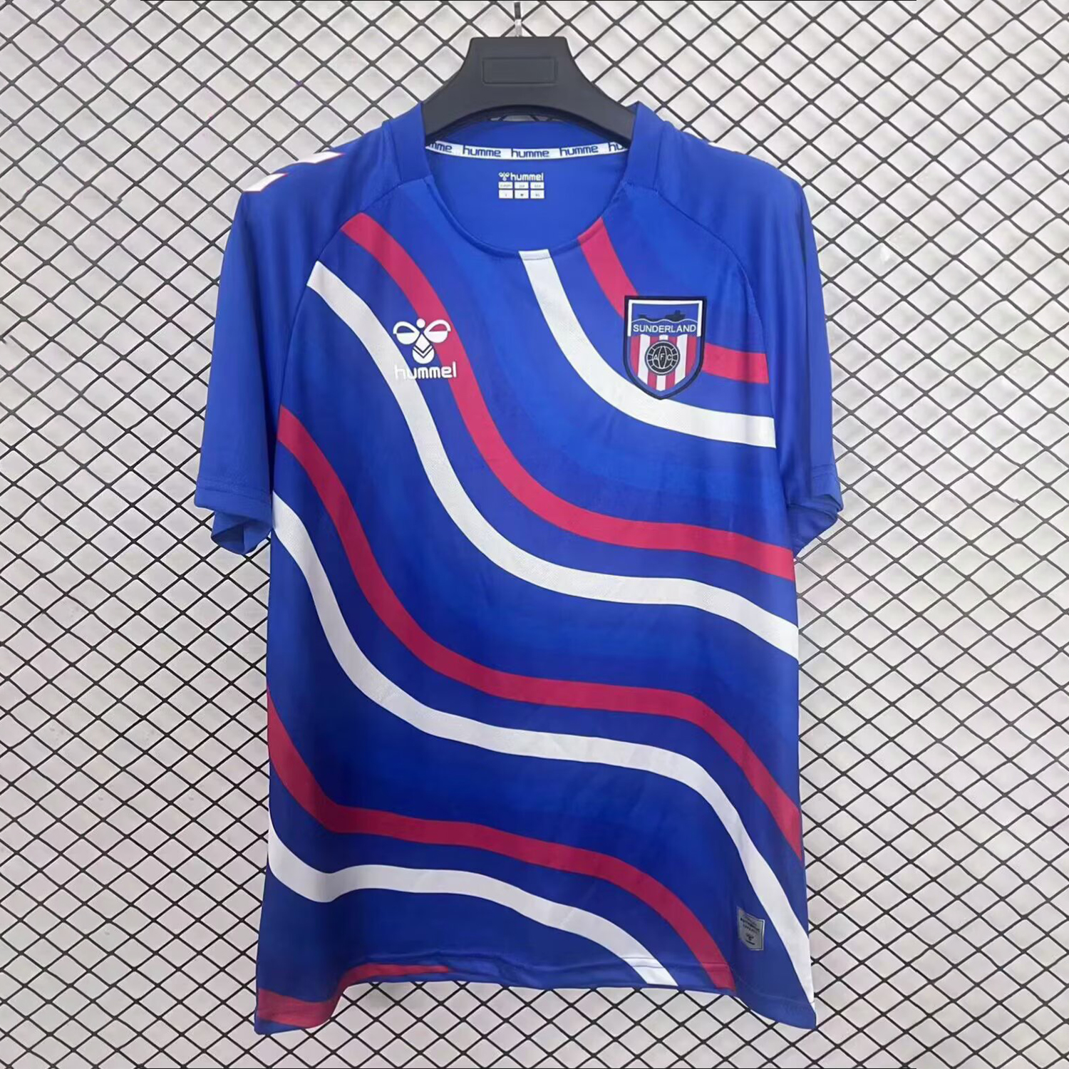Sunderland 25-26 Blue Pre-Match Training Jersey - Fans Version - UnitedFutballJersey