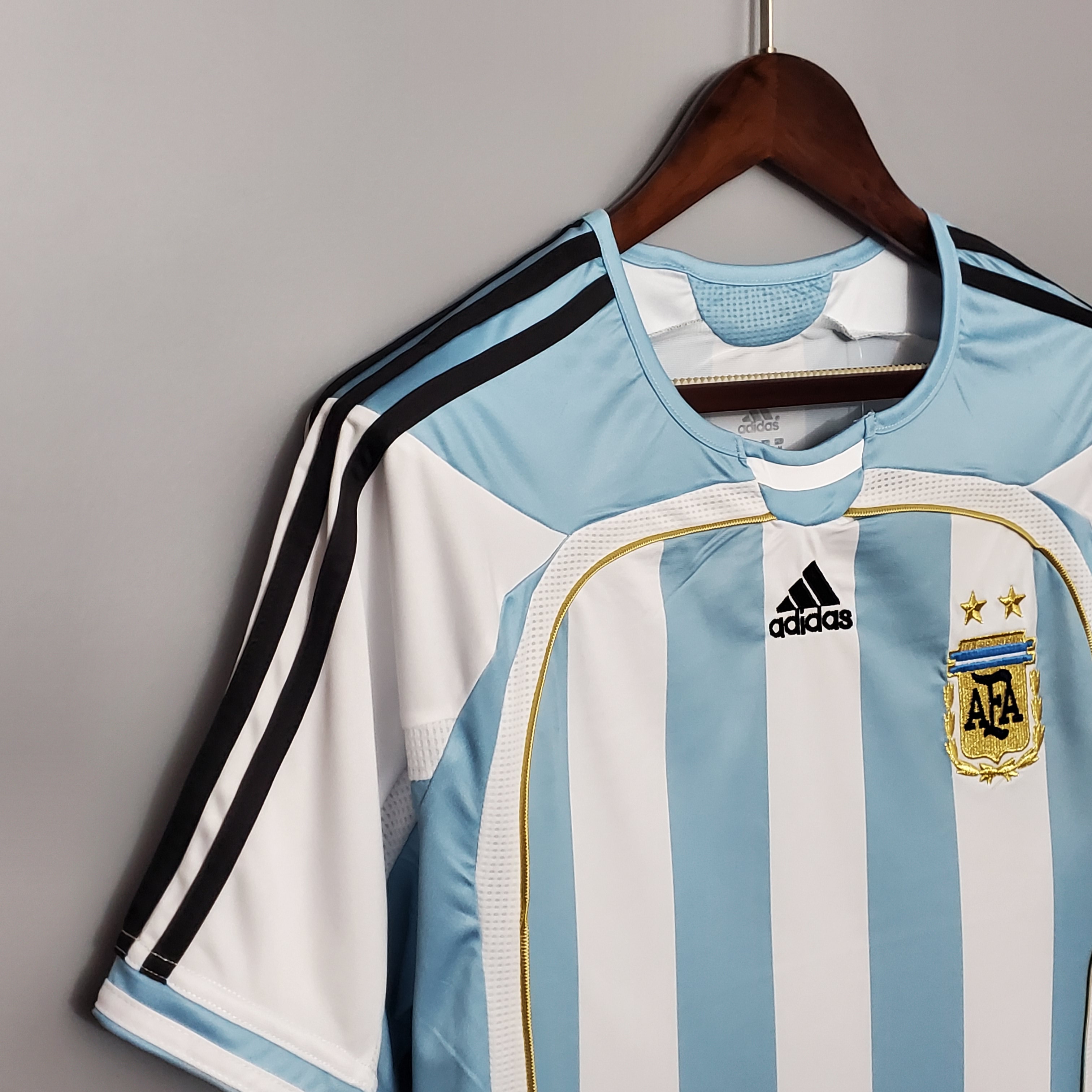 Retro Argentina 2006 Home Stadium Jersey - UnitedFutballJersey