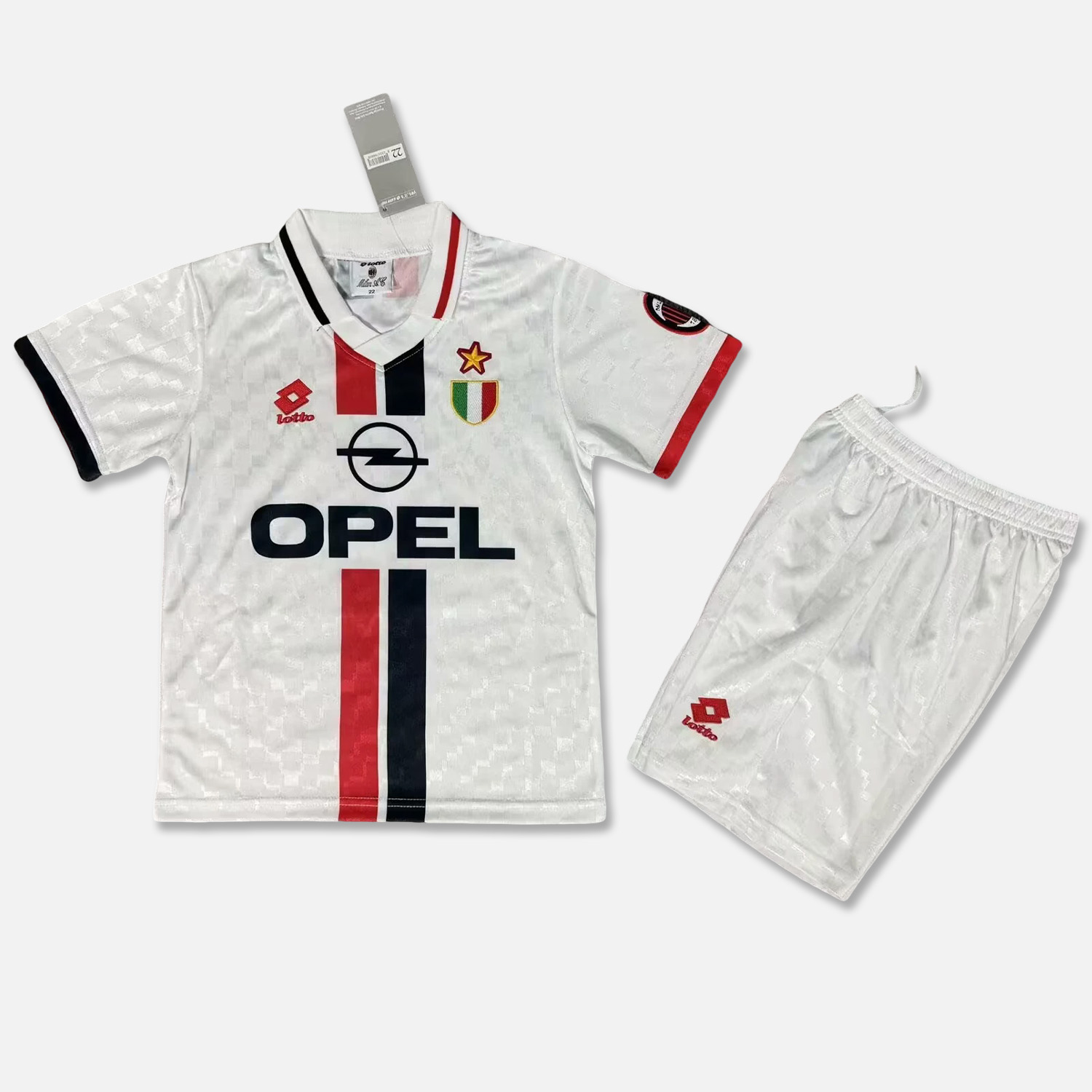 Retro AC Milan 1996-97 Away Kids Kit - UnitedFutballJersey