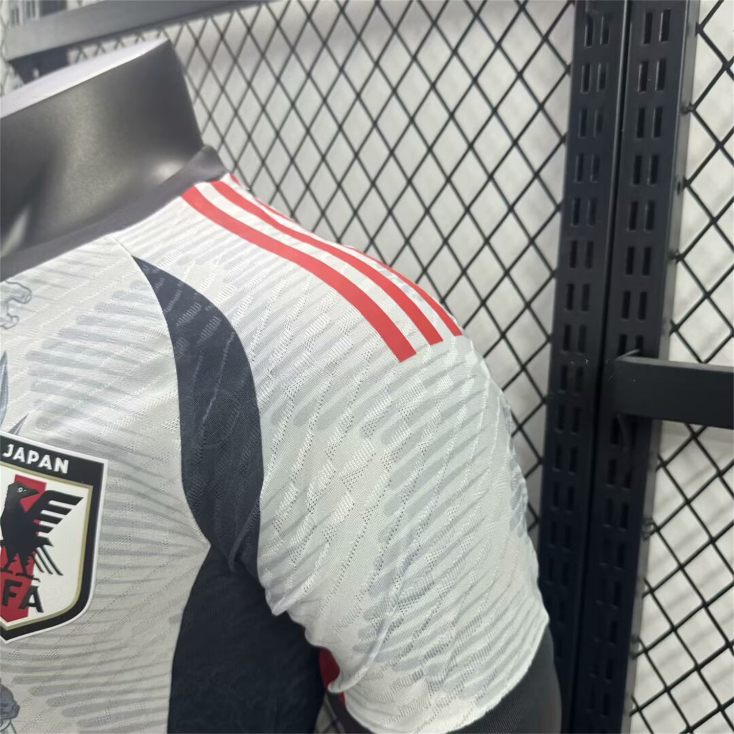 Japan 25-26 Dragon Ball Goku Sketch White & Red Special Jersey - Player Version - UnitedFutballJersey
