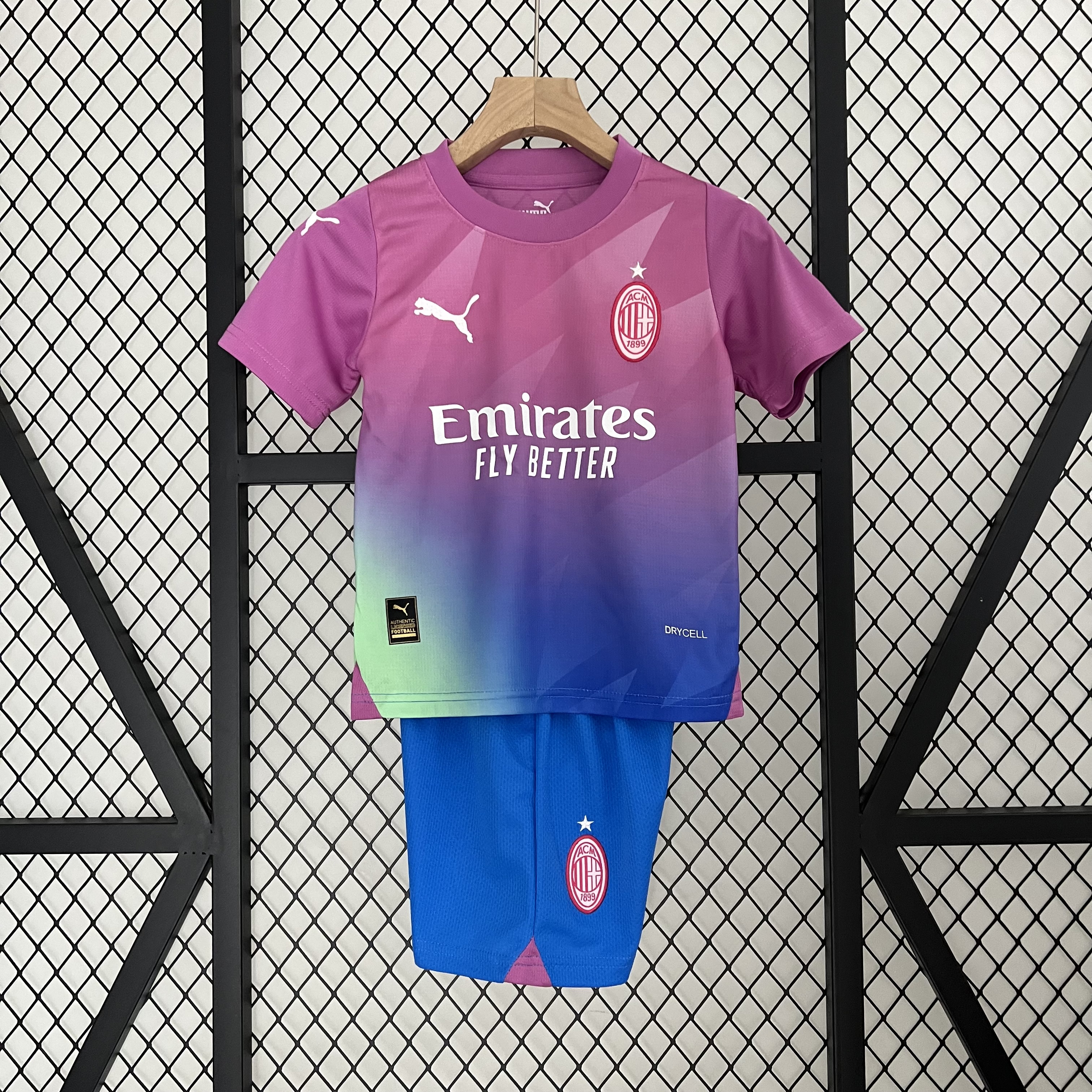 AC Milan 23-24 Third Kids Kit - UnitedFutballJersey