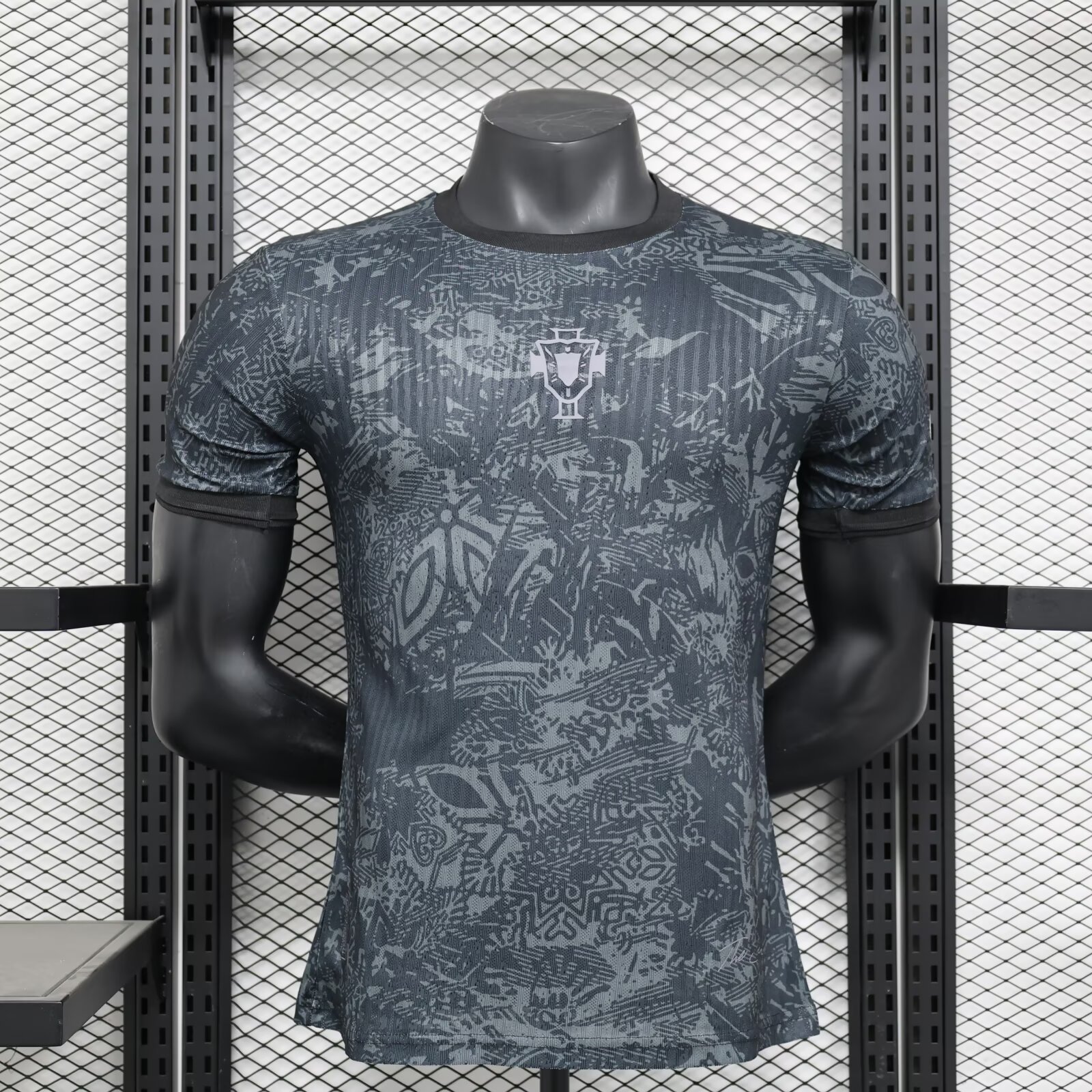 Portugal 2024-25 COMMA C.Ronaldo Black Special Edition Jersey - Player Version - UnitedFutballJersey