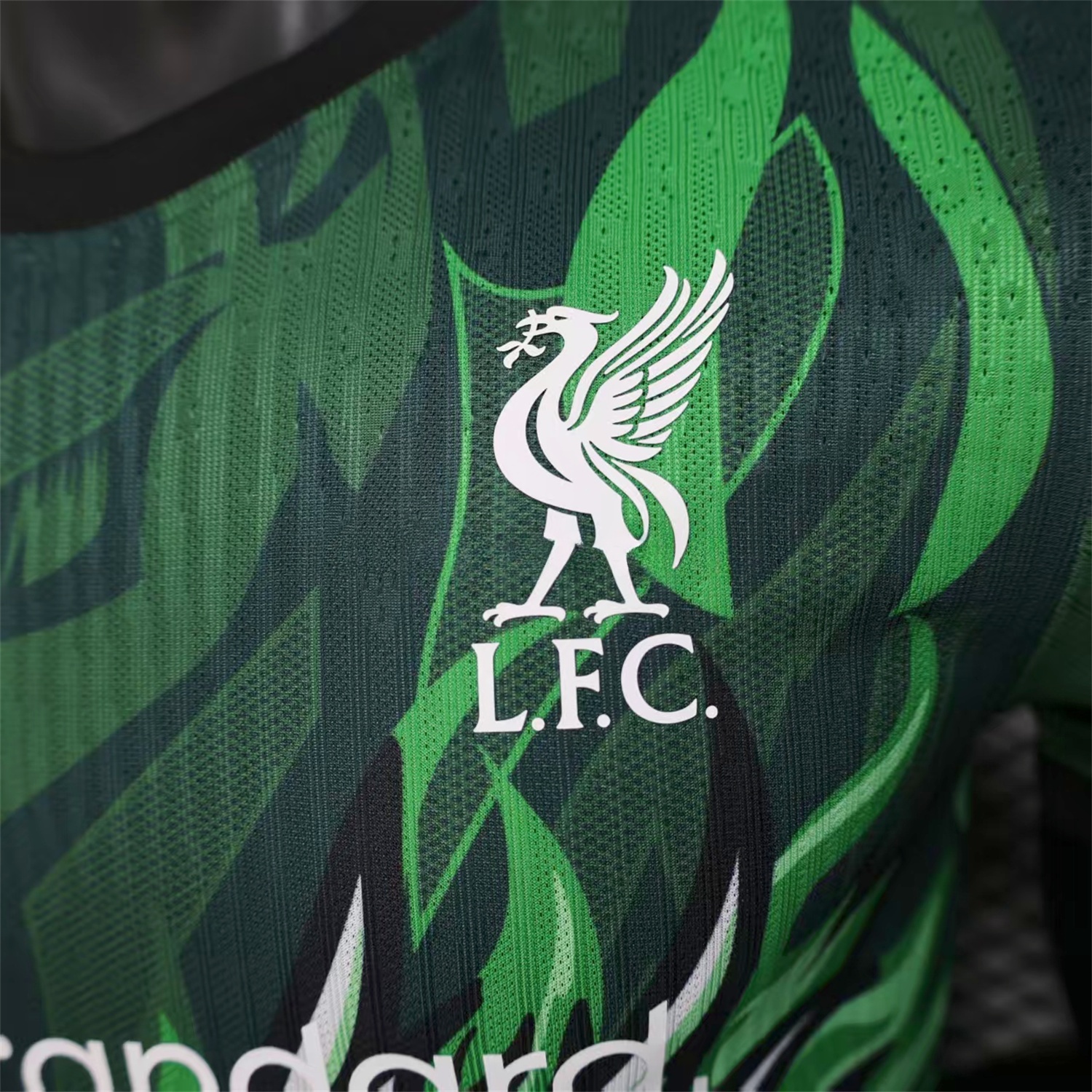 Liver.pool 25-26 Green Dragon and Fire Special Jersey - Player Version - UnitedFutballJersey