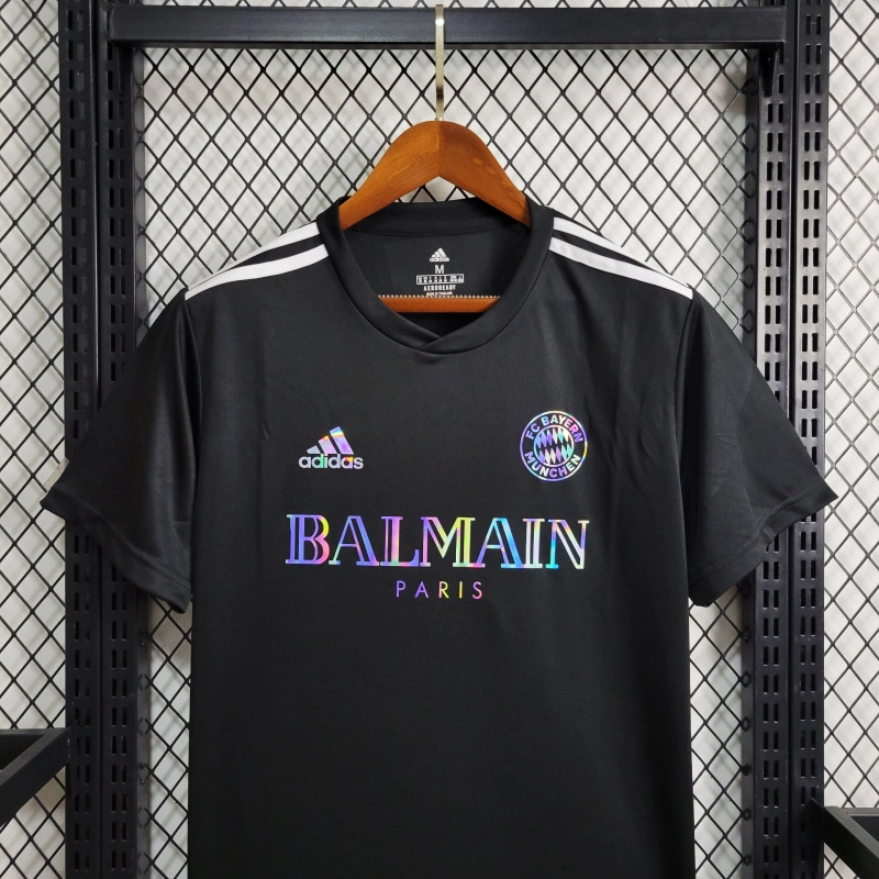Bayern Munich 23-24 Black Co-branded Casual Shirt - UnitedFutballJersey