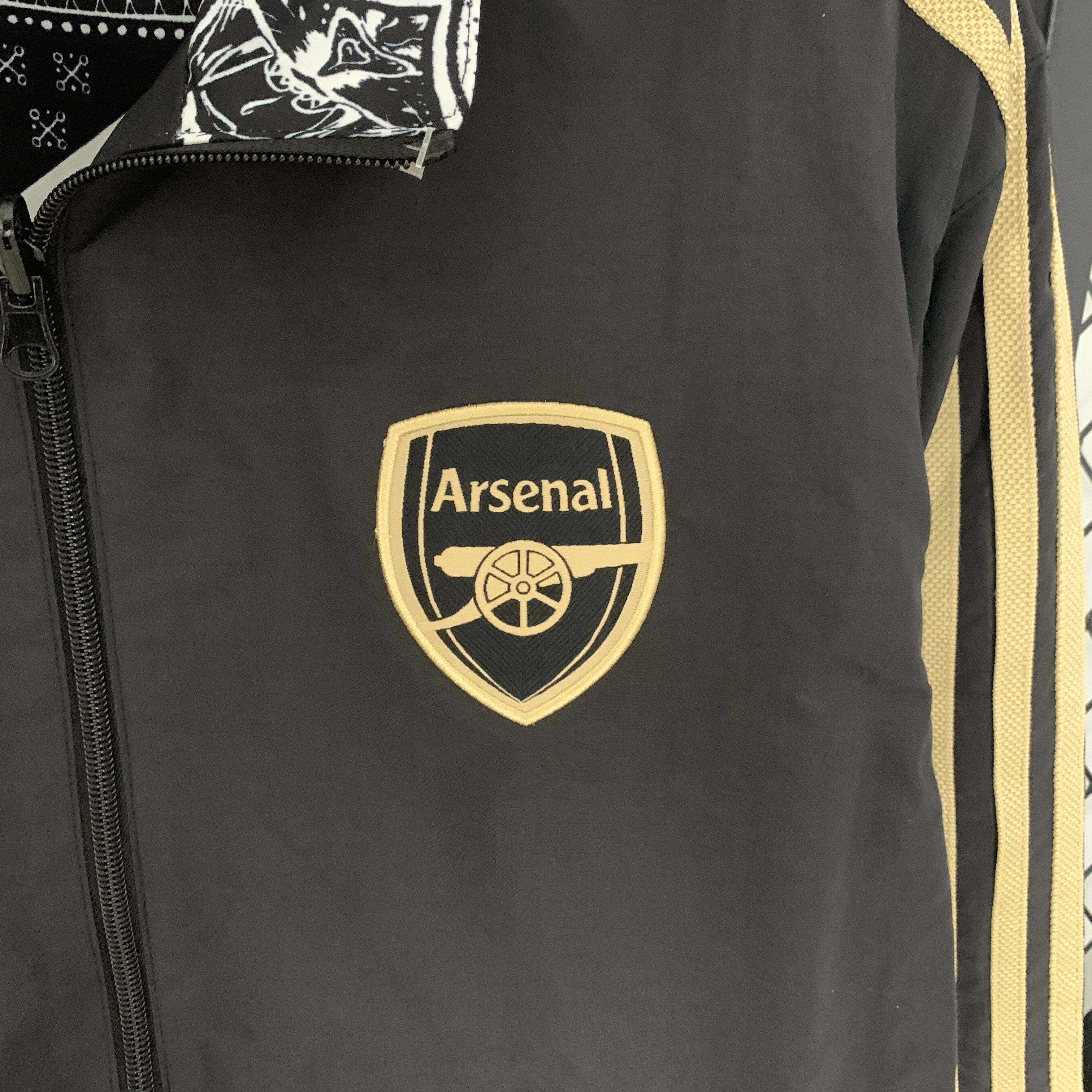 Arsenal x I-a-n.W-r-i-g-h-t Limited Edition 23-24 Player Reversible Windbreaker - UnitedFutballJersey
