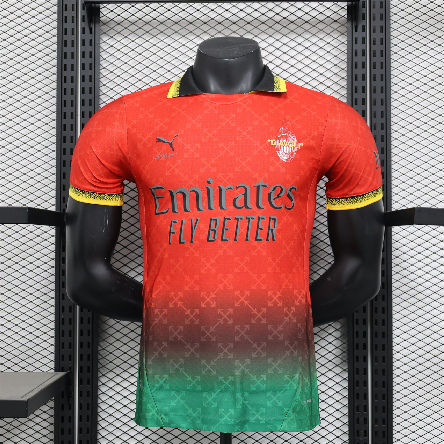 AC Milan 24-25 Red Green “Diavoli” Special Edition Jersey - Player Version - UnitedFutballJersey
