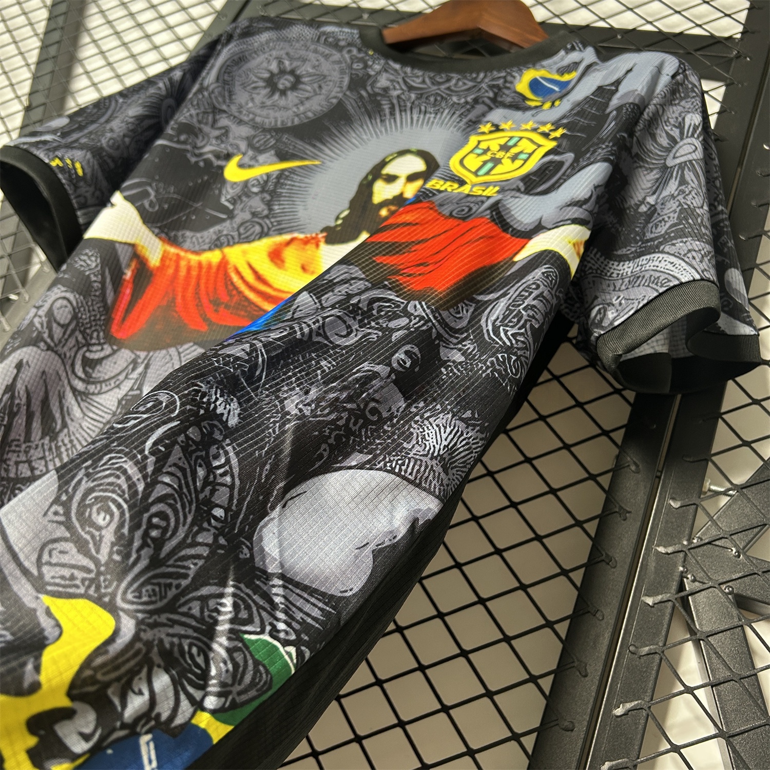 Brazil 25-26 Colorful Jesus Statue Special Jersey - Fans Version - UnitedFutballJersey