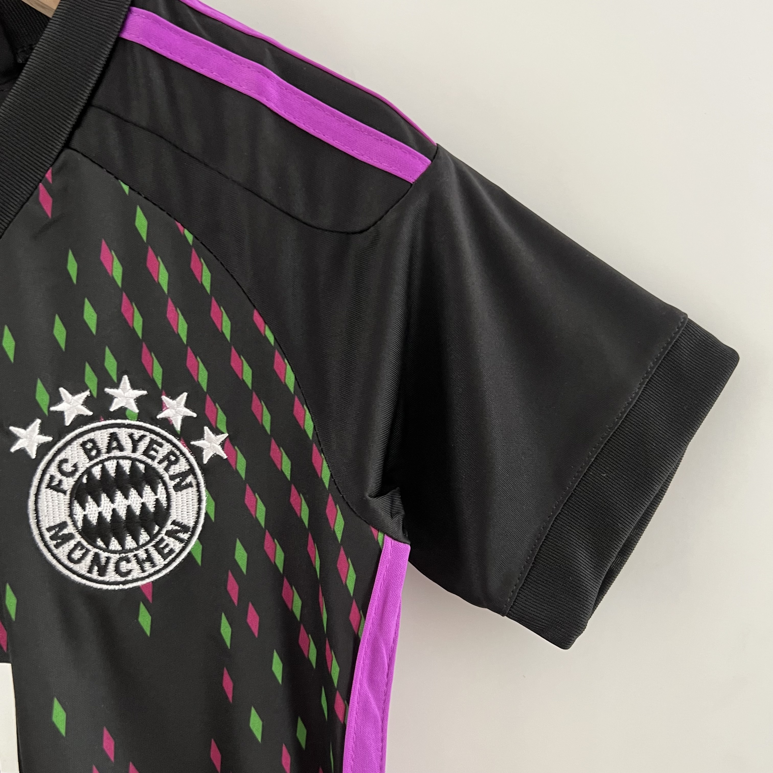 Bayern Munich 23-24 Away Kids kit - UnitedFutballJersey