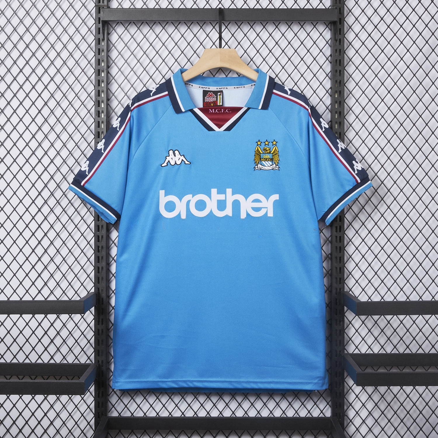 Retro Manchester City 1997-98 Home Jersey - UnitedFutballJersey