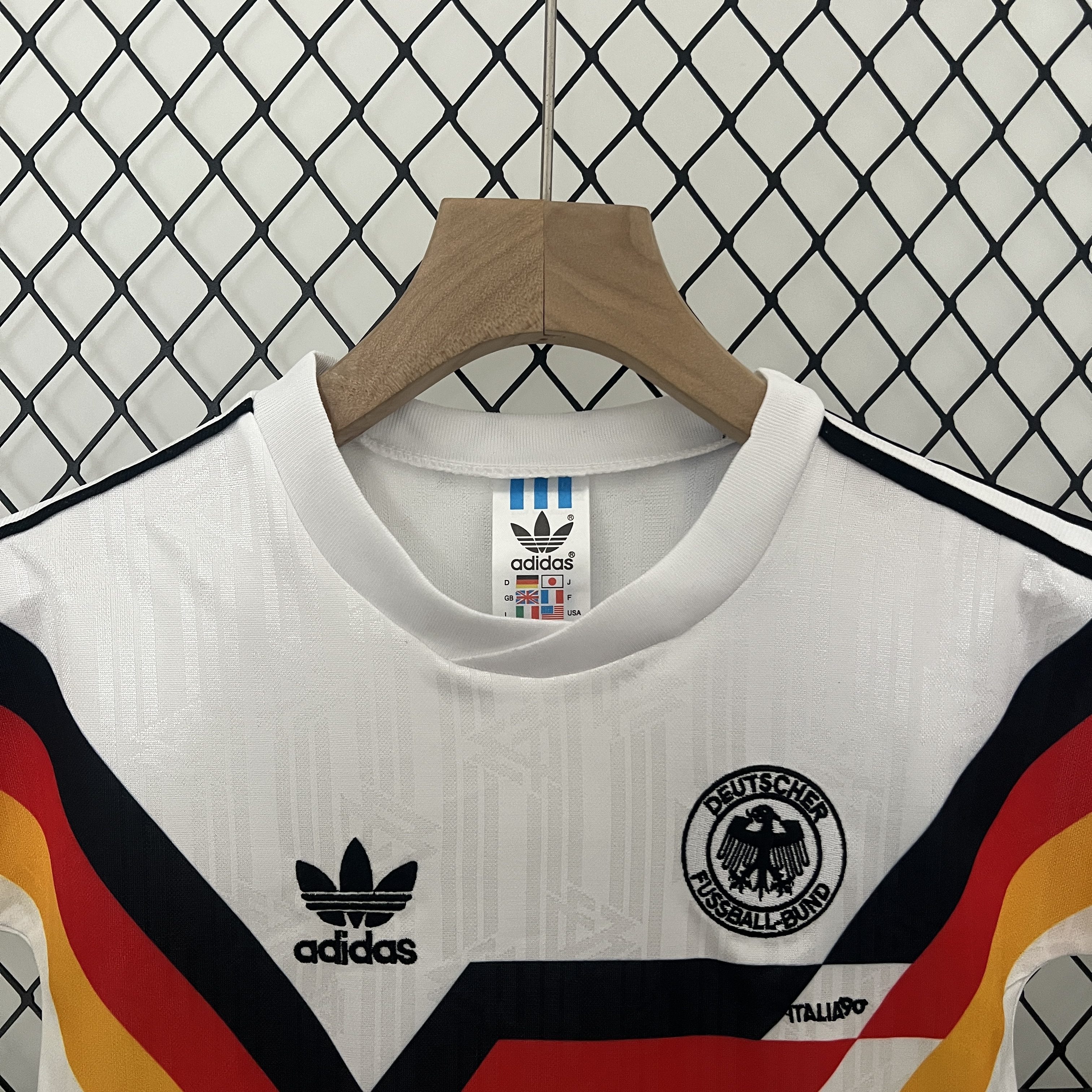 Retro Germany 1990 Home Stadium Kids Kit - UnitedFutballJersey