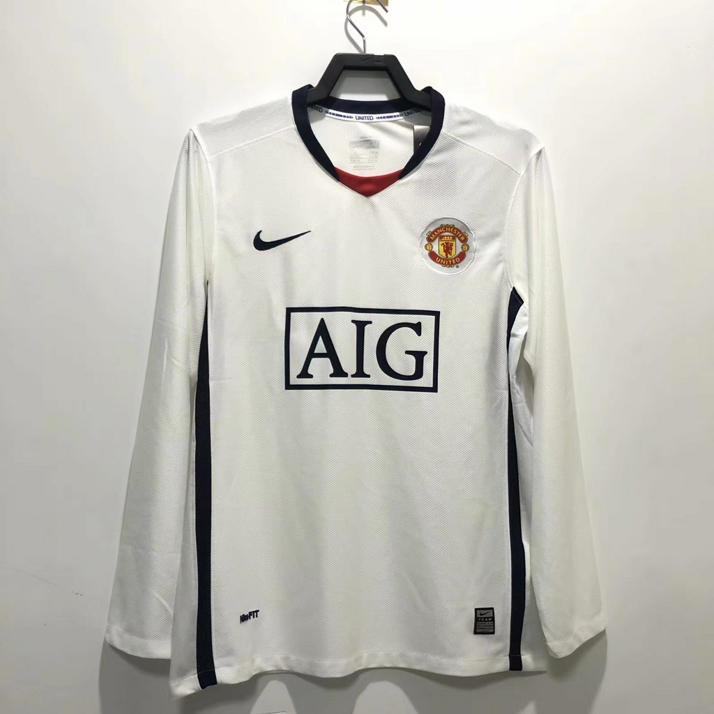Manchester United Retro 08-09 Away Long Sleeve Jersey - UnitedFutballJersey