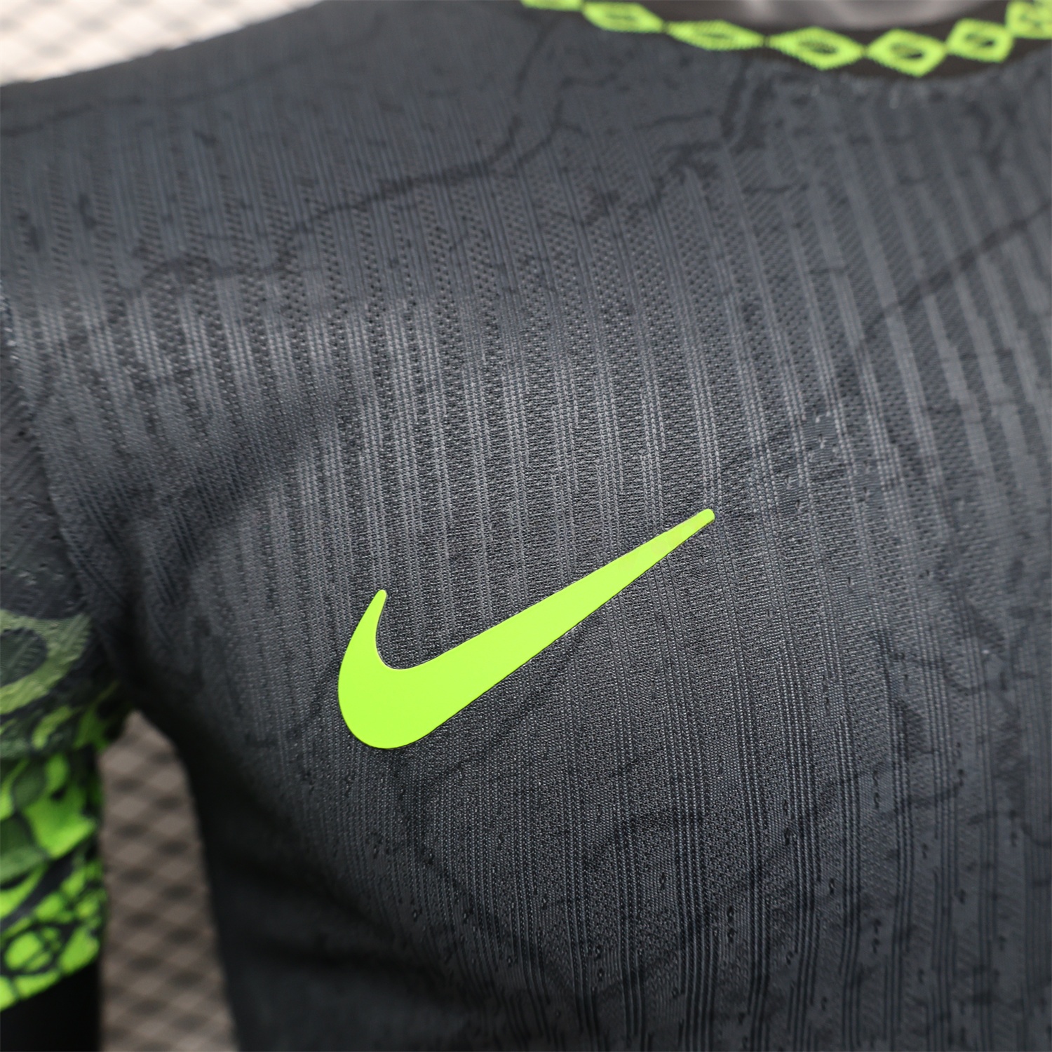 Brazil 2025 Green Fire Black Special Edition Jersey - Player Version - UnitedFutballJersey