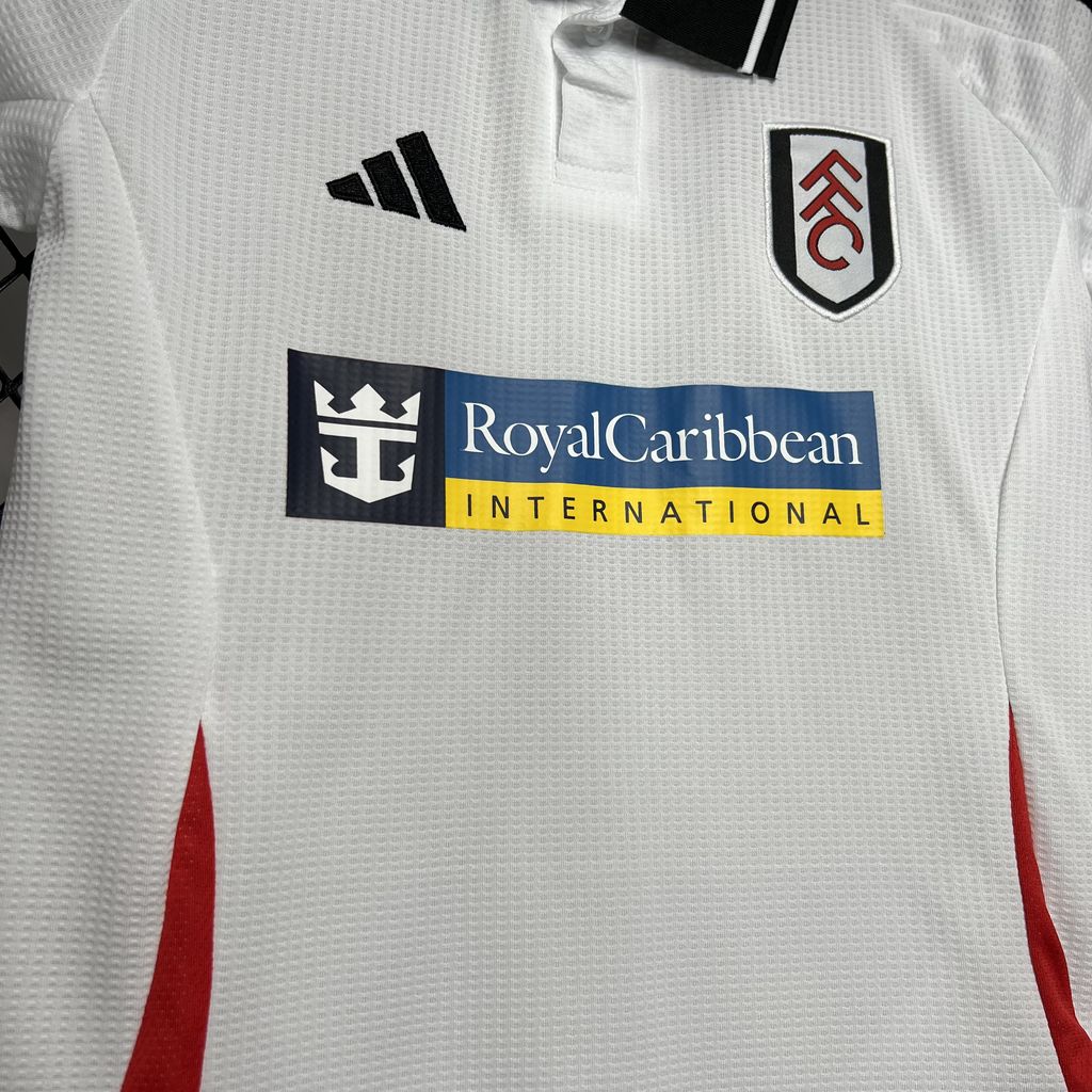 Fulham 24-25 Home Stadium Kids Kit - UnitedFutballJersey