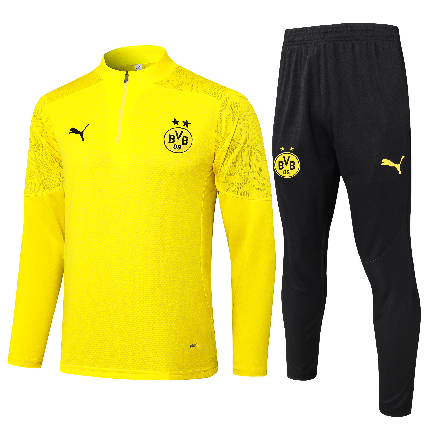 Dortmund 24-25 Long Sleeve Training Set - Player Version - Yellow - UnitedFutballJersey