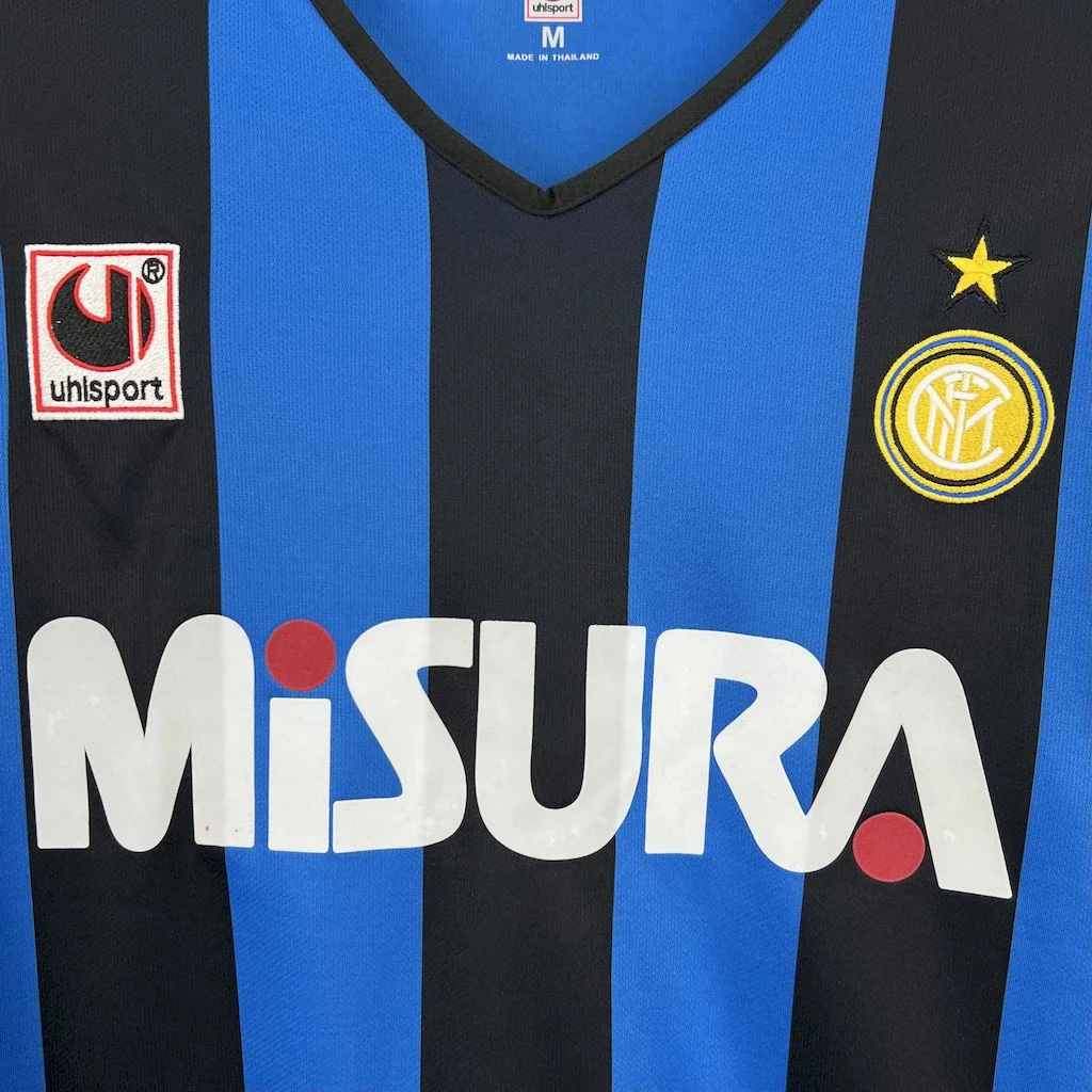 Retro Inter Milan 1990-91 Home Jersey - UnitedFutballJersey