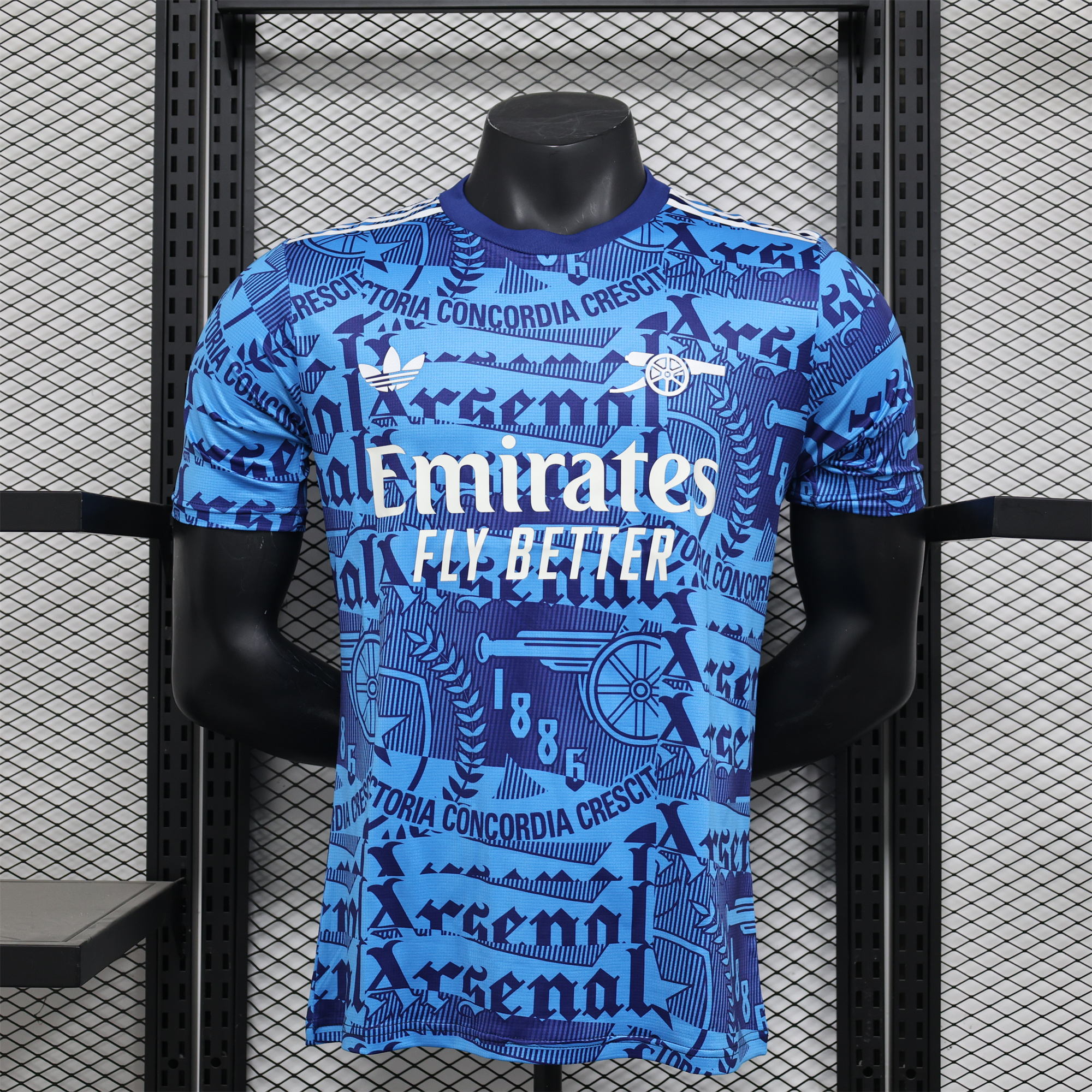 Arsenal 24-25 Blue 1986 Special Edition Jersey - Player Version - UnitedFutballJersey
