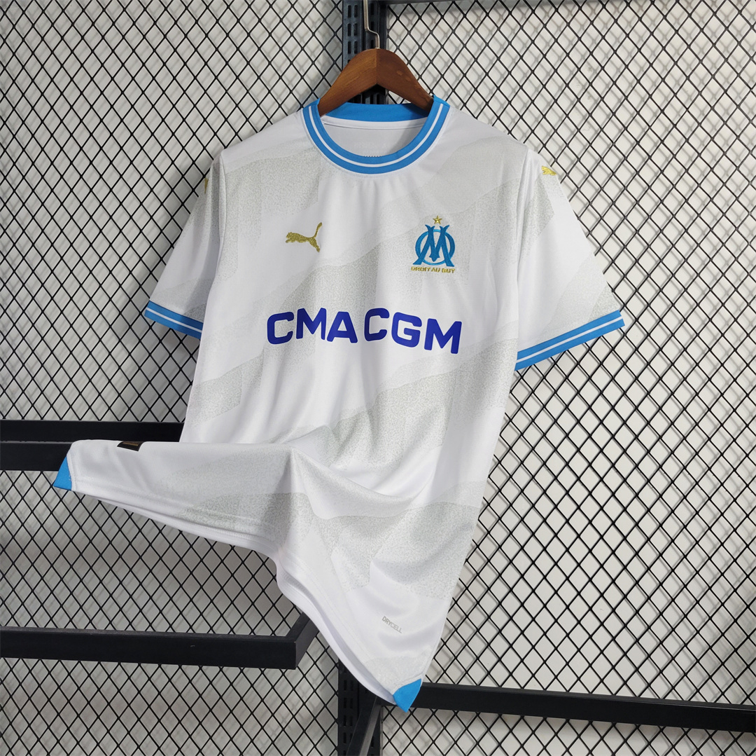 Marseille 23-24 Home Stadium Jersey - Fans Version - UnitedFutballJersey