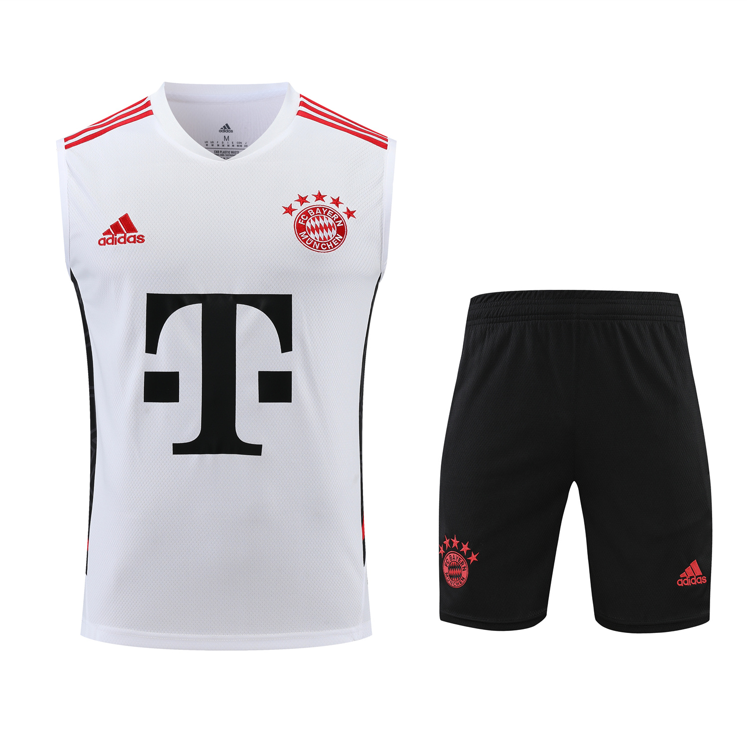 Bayern Munich 23-24 White Training Vest Suit - UnitedFutballJersey
