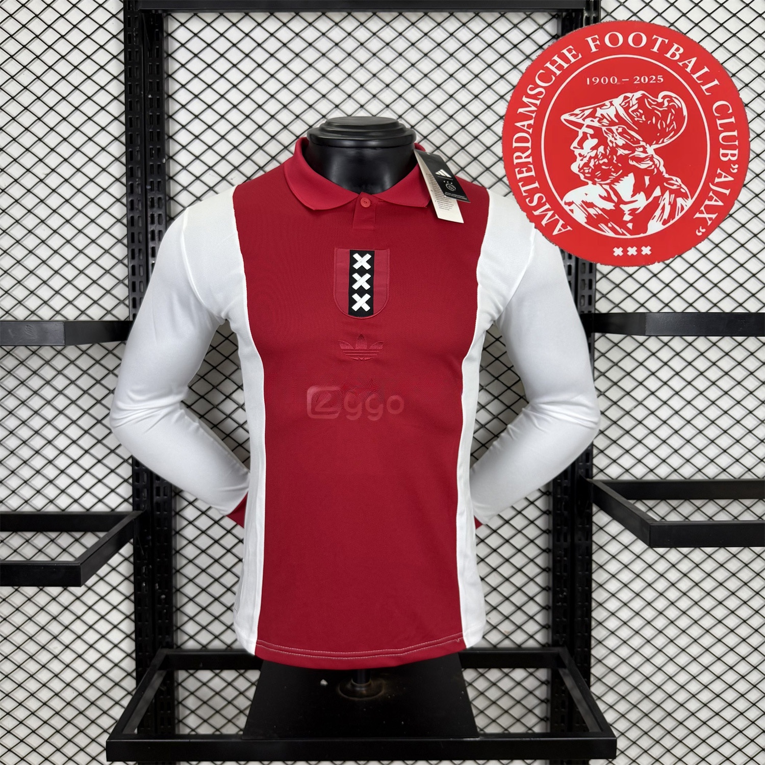 Ajax 2025 125-Year Anniversary Long Sleeves Jersey - Player Version - UnitedFutballJersey