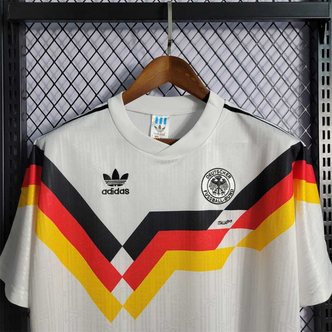 Retro Germany 1990 Home Stadium Jersey - UnitedFutballJersey